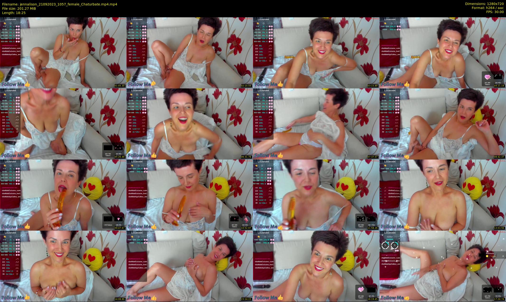 jennalison — 19 minute Chaturbate female cam show recording, 720p, Sep 21, 2023
