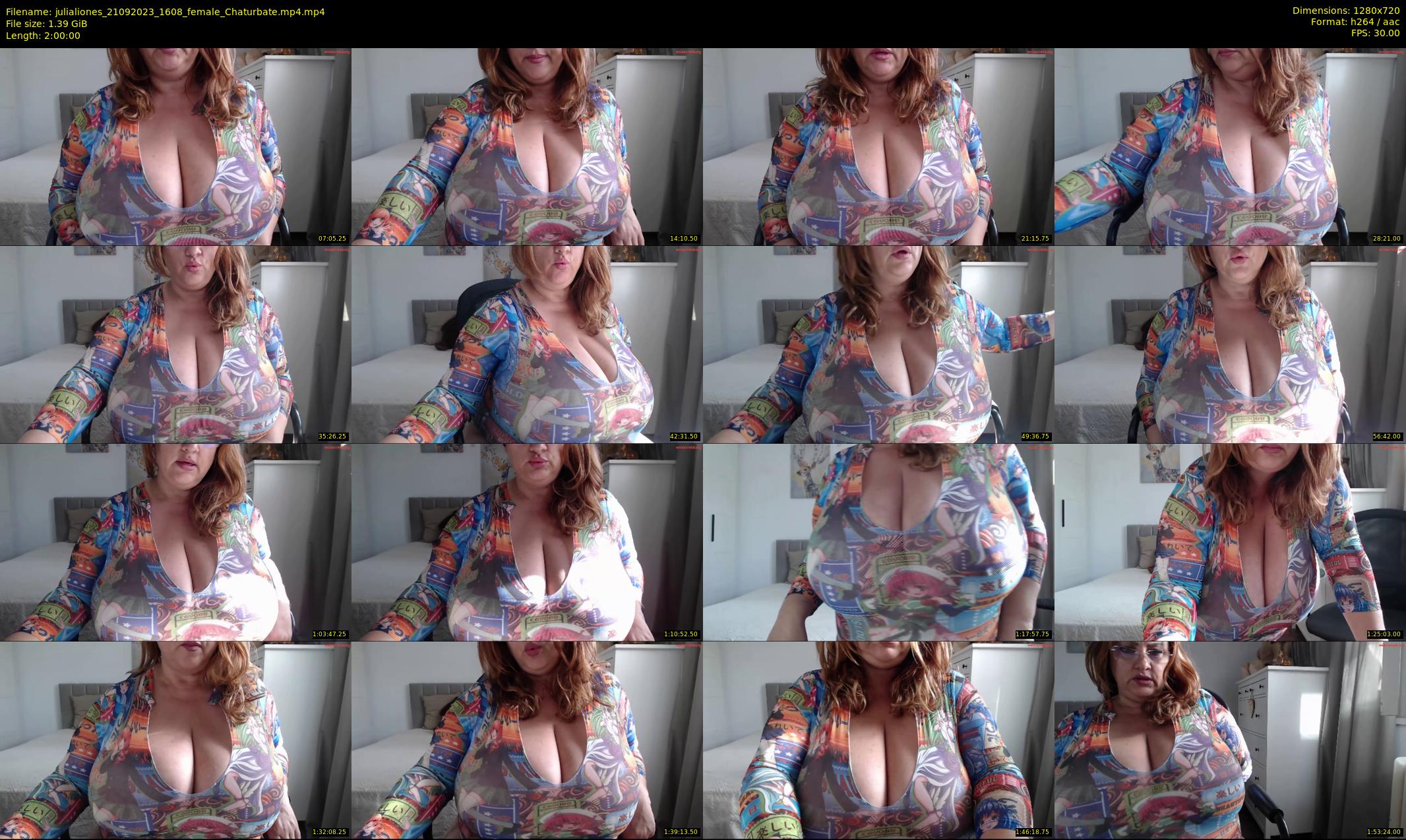 julialiones — 120 minute Chaturbate female cam show recording, 720p, Sep 21, 2023