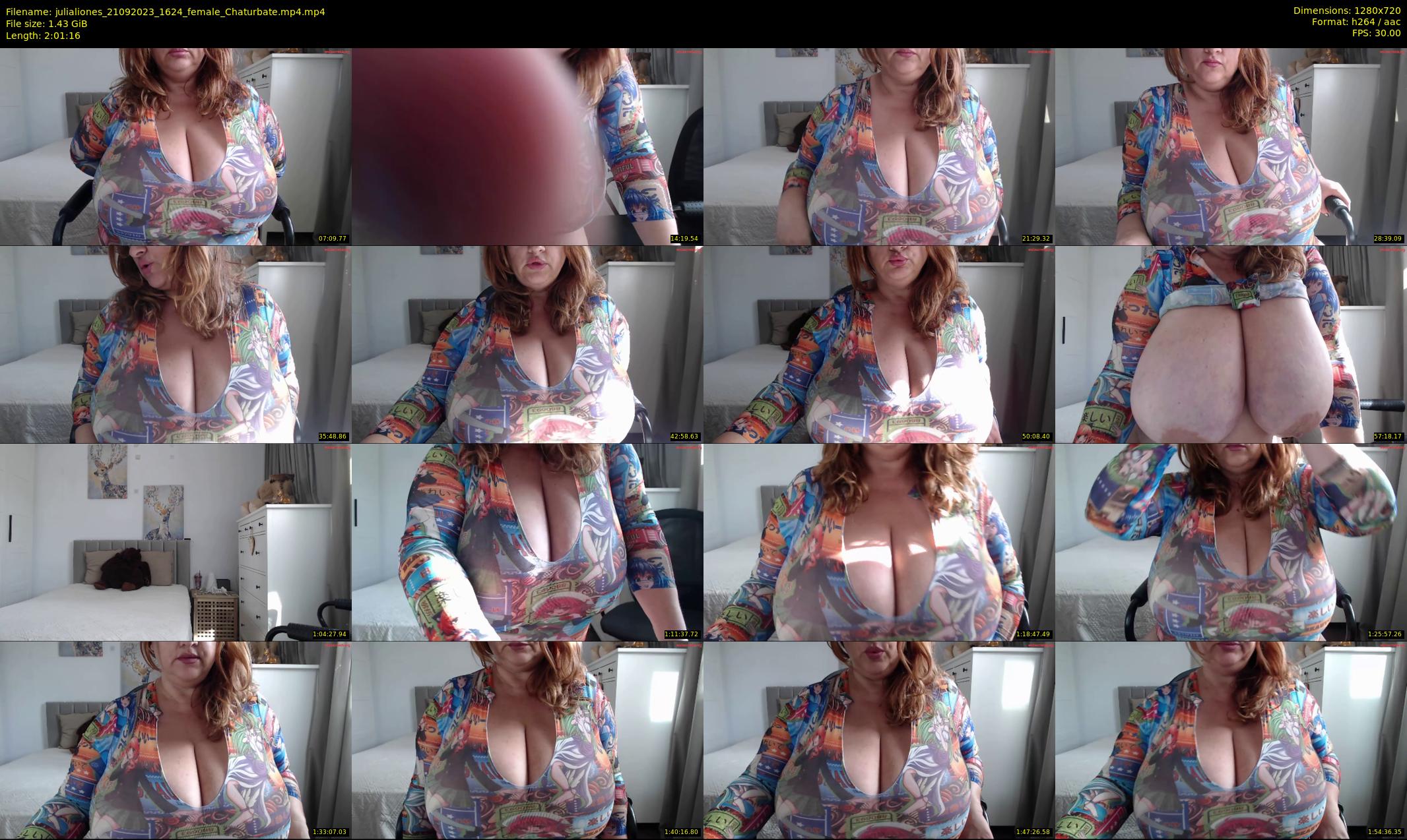 julialiones — 122 minute Chaturbate female cam show recording, 720p, Sep 21, 2023