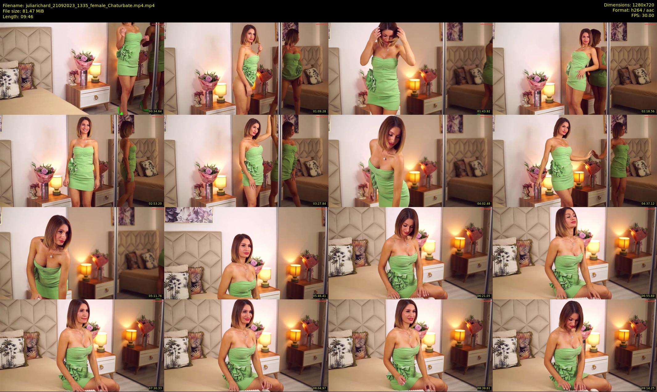 juliarichard — 10 minute Chaturbate female cam show recording, 720p, Sep 21, 2023