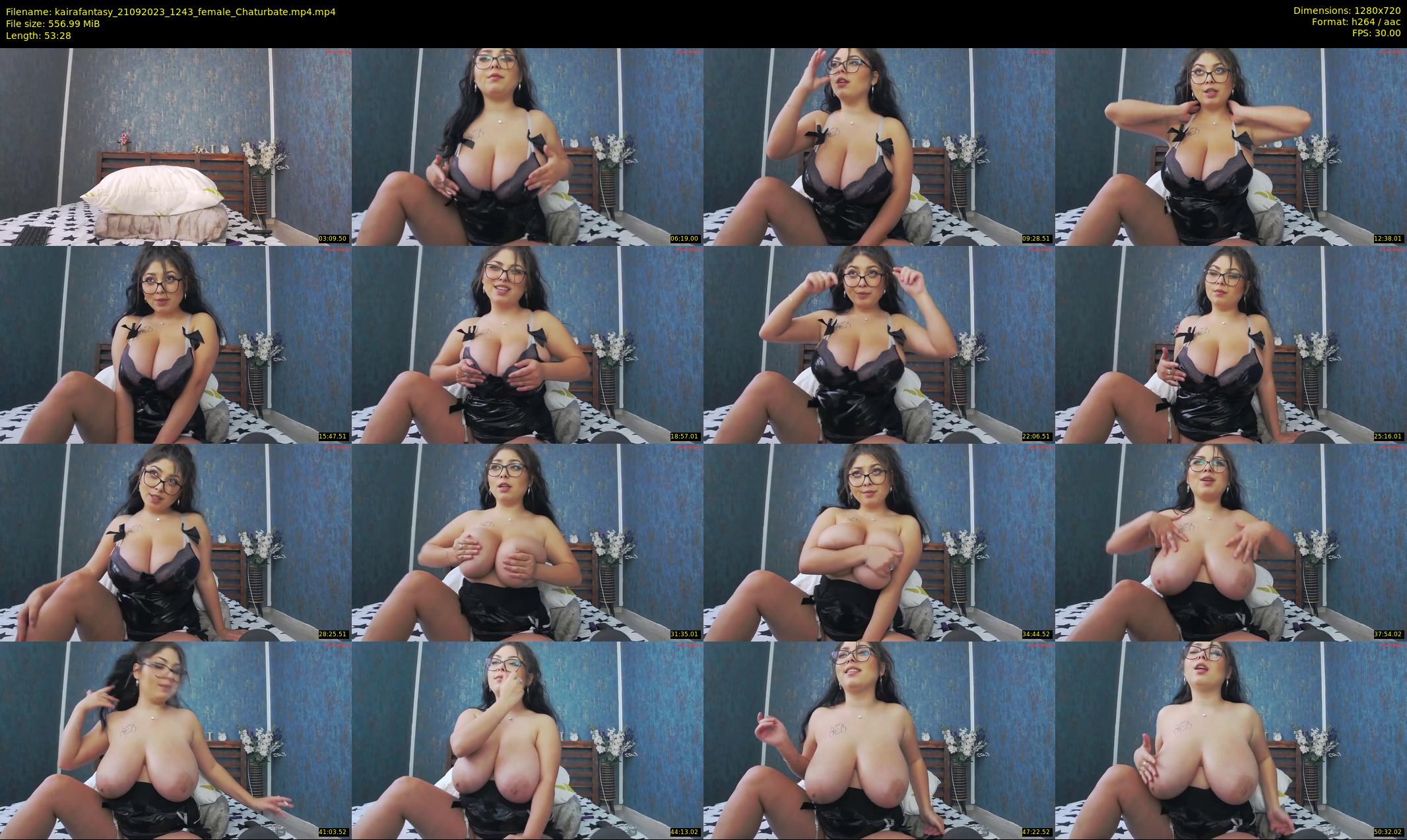 kairafantasy — 54 minute Chaturbate female cam show recording, 720p, Sep 21, 2023