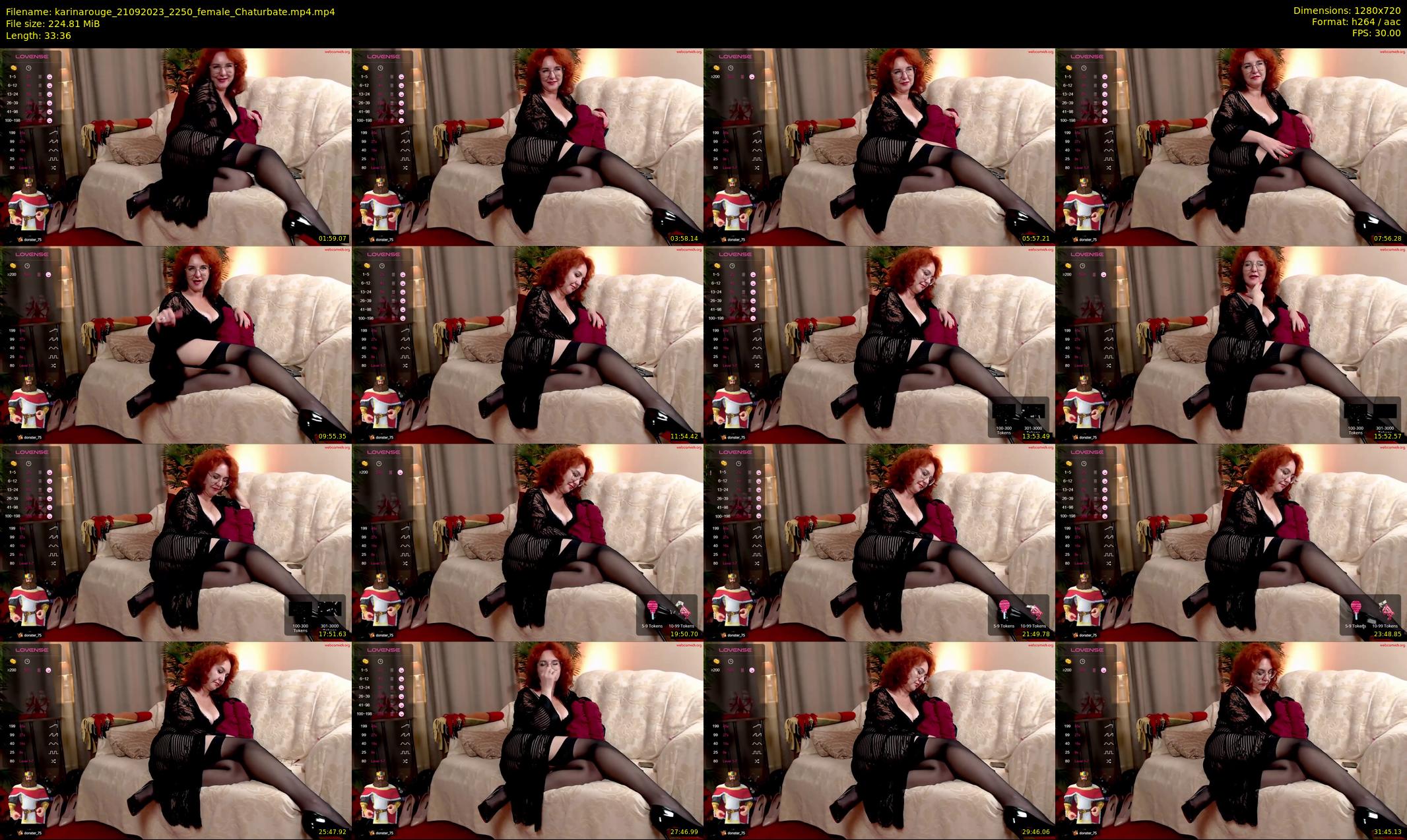 karinarouge — 34 minute Chaturbate female cam show recording, 720p, Sep 21, 2023