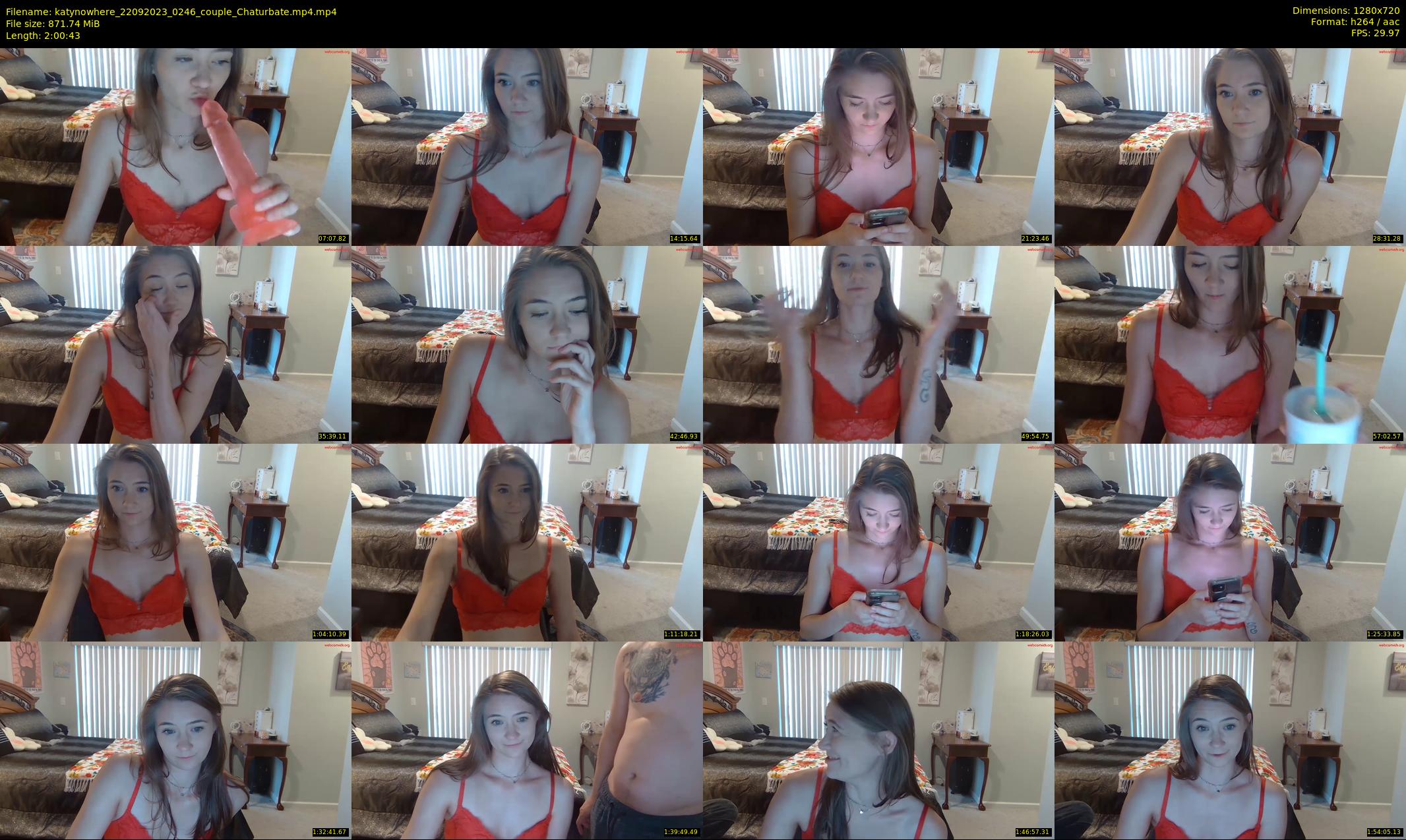 katynowhere — 121 minute Chaturbate female cam show recording, 720p, Sep 22, 2023