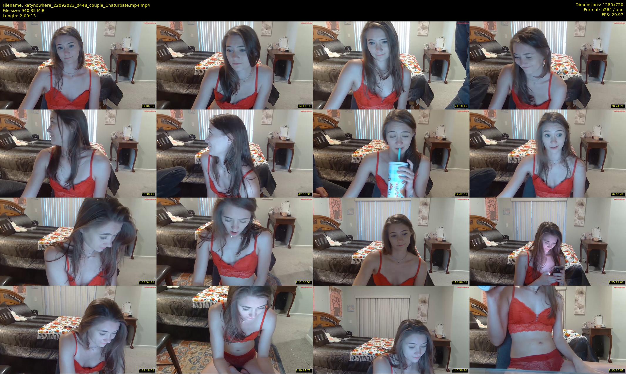 katynowhere — 121 minute Chaturbate female cam show recording, 720p, Sep 22, 2023
