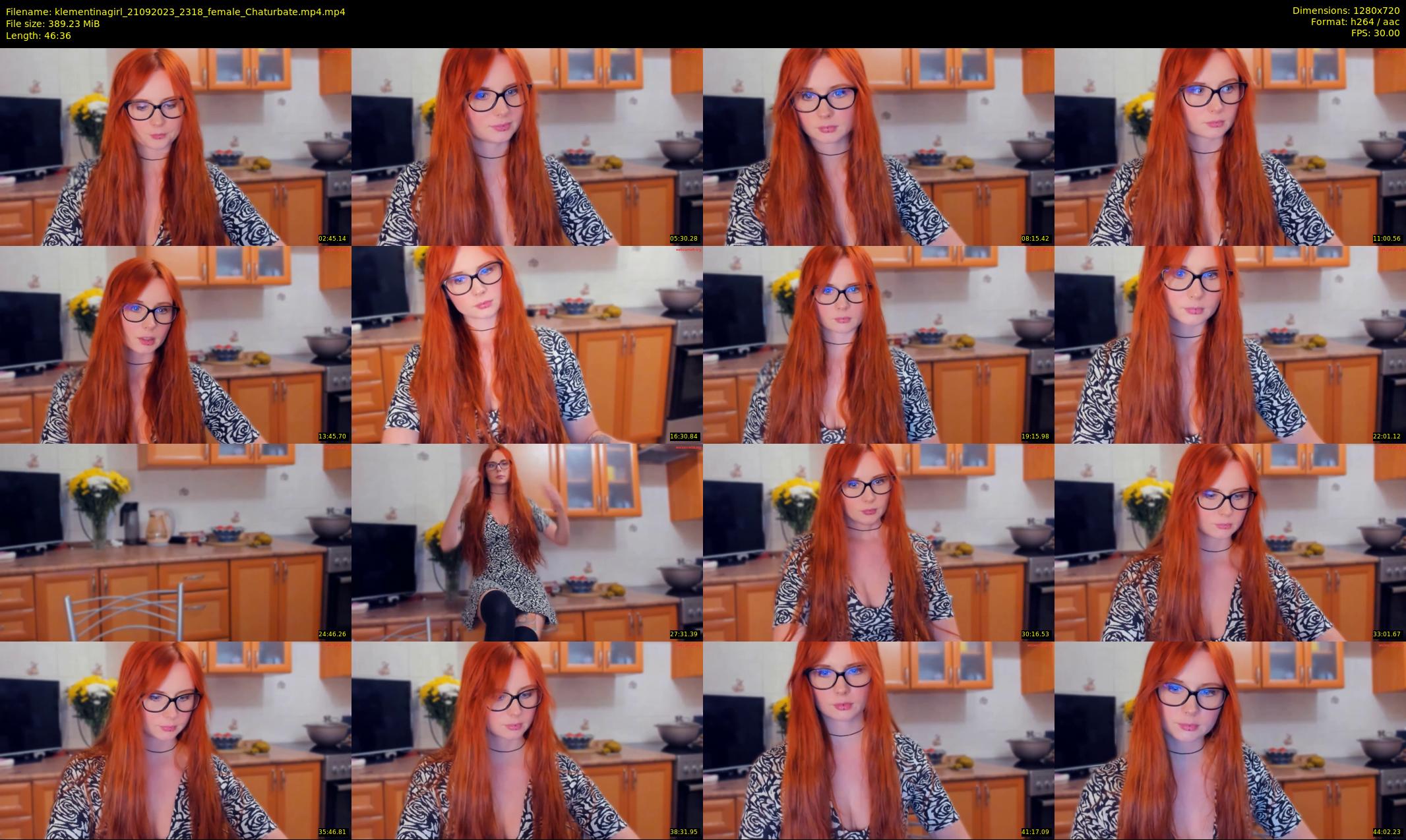 klementinagirl — 47 minute Chaturbate female cam show recording, 720p, Sep 21, 2023