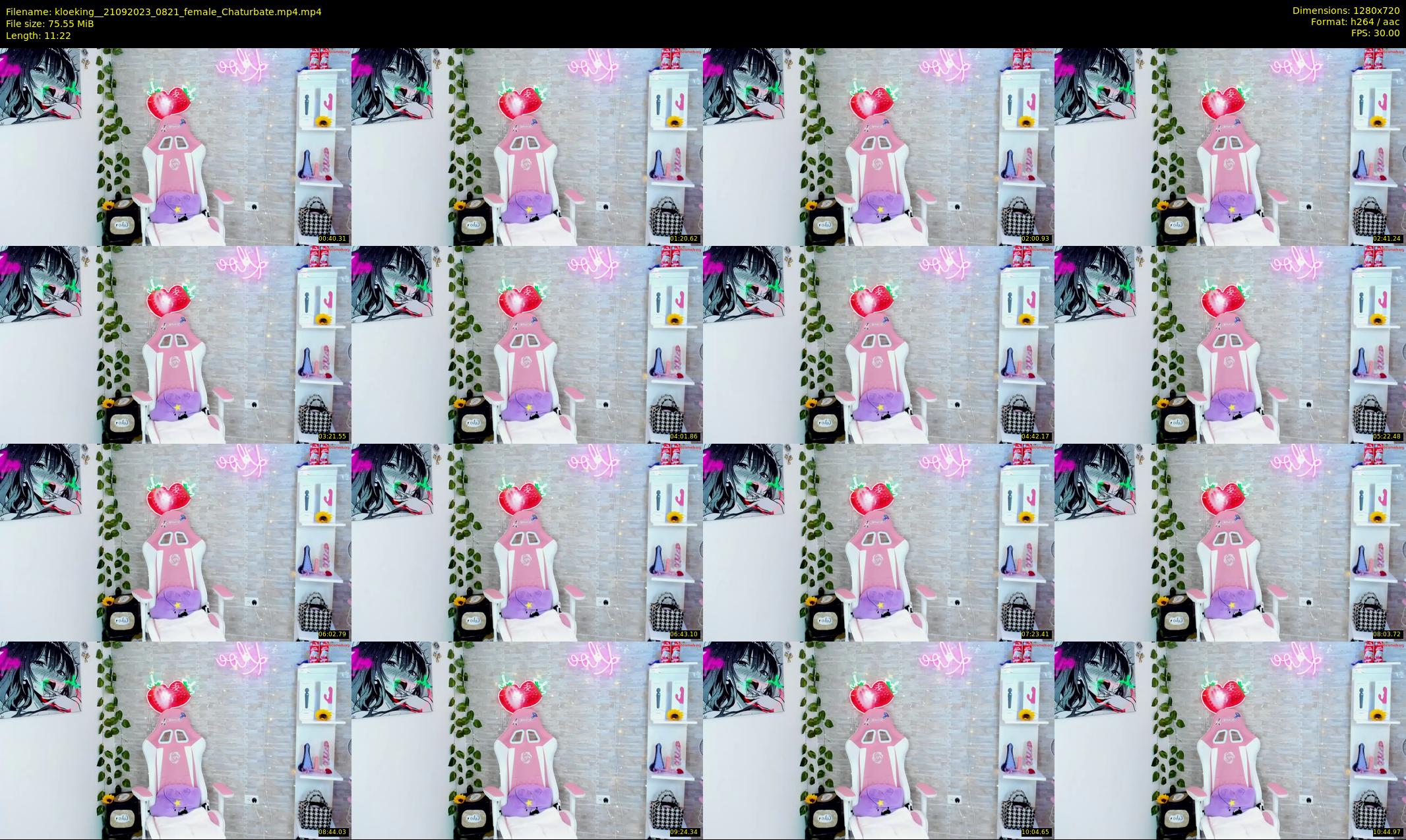 kloeking_ — 12 minute Chaturbate female cam show recording, 720p, Sep 21, 2023