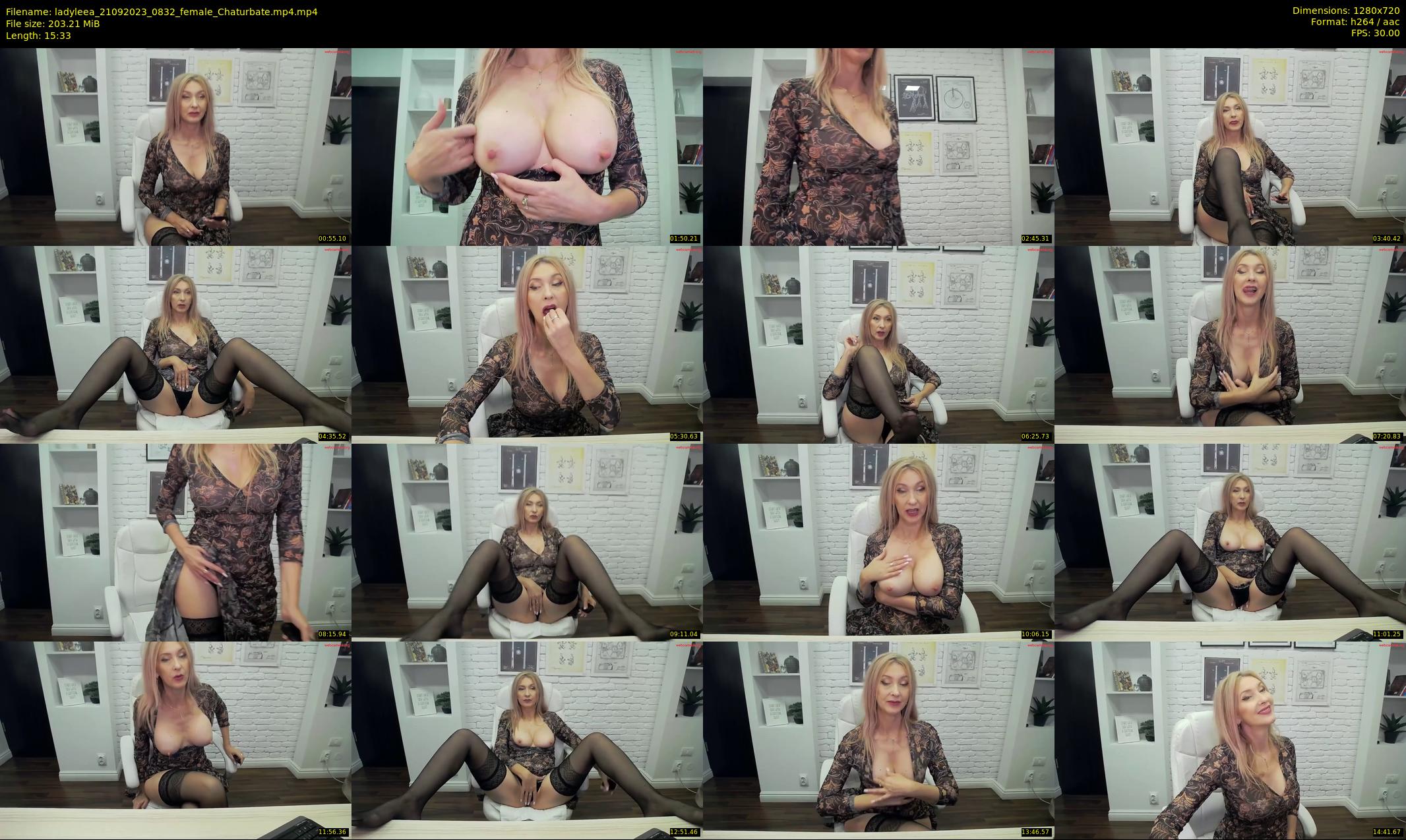 ladyleea — 16 minute Chaturbate female cam show recording, 720p, Sep 21, 2023