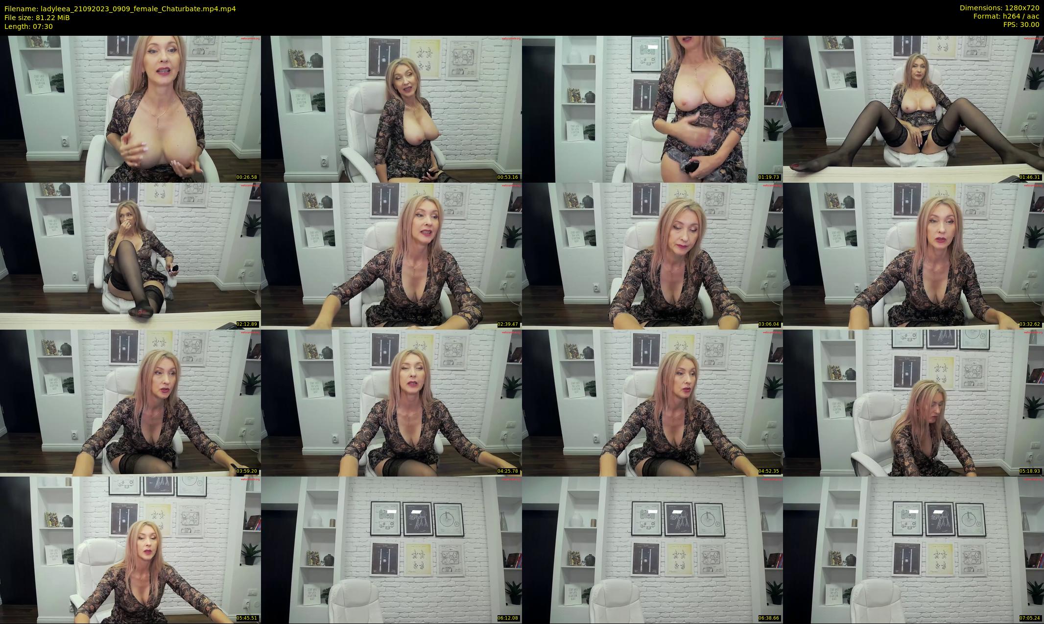 ladyleea — 8 minute Chaturbate female cam show recording, 720p, Sep 21, 2023