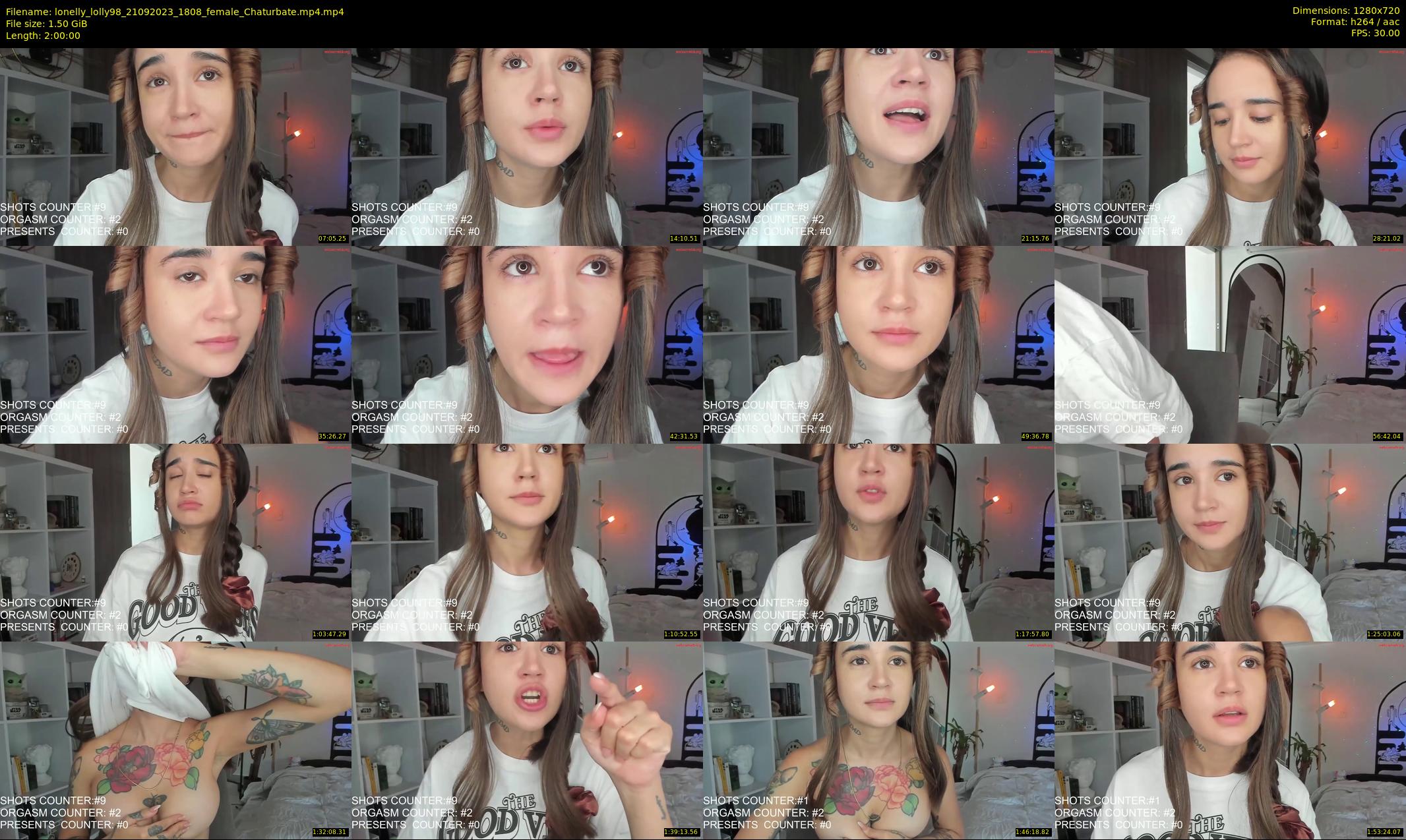 lonelly_lolly98 — 120 minute Chaturbate female cam show recording, 720p, Sep 21, 2023