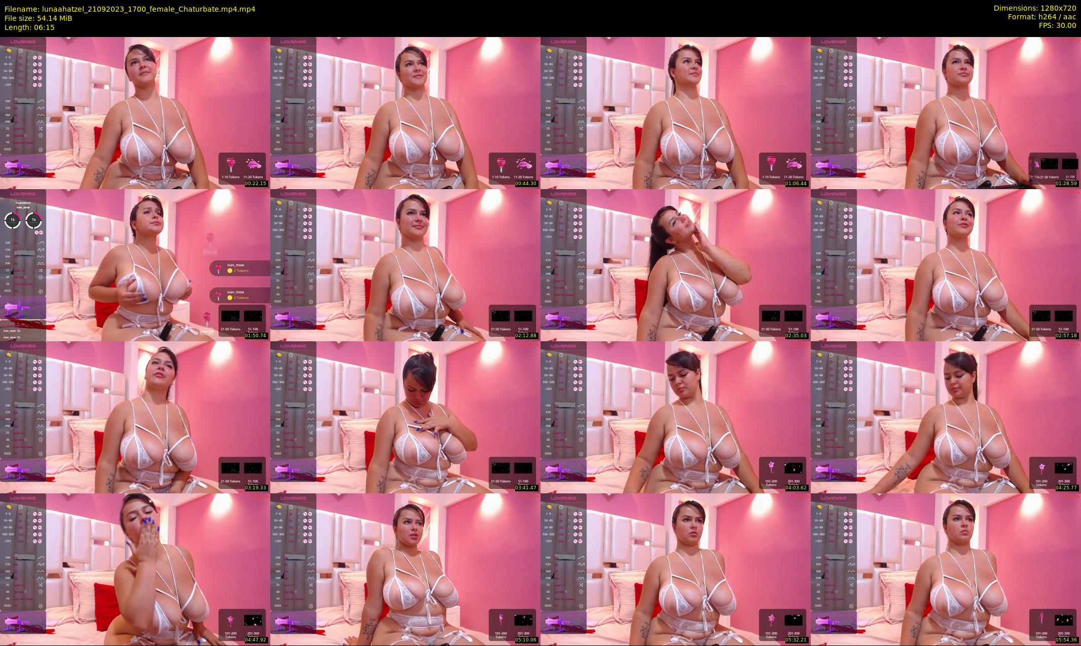 lunaahatzel — 7 minute Chaturbate female cam show recording, 720p, Sep 21, 2023