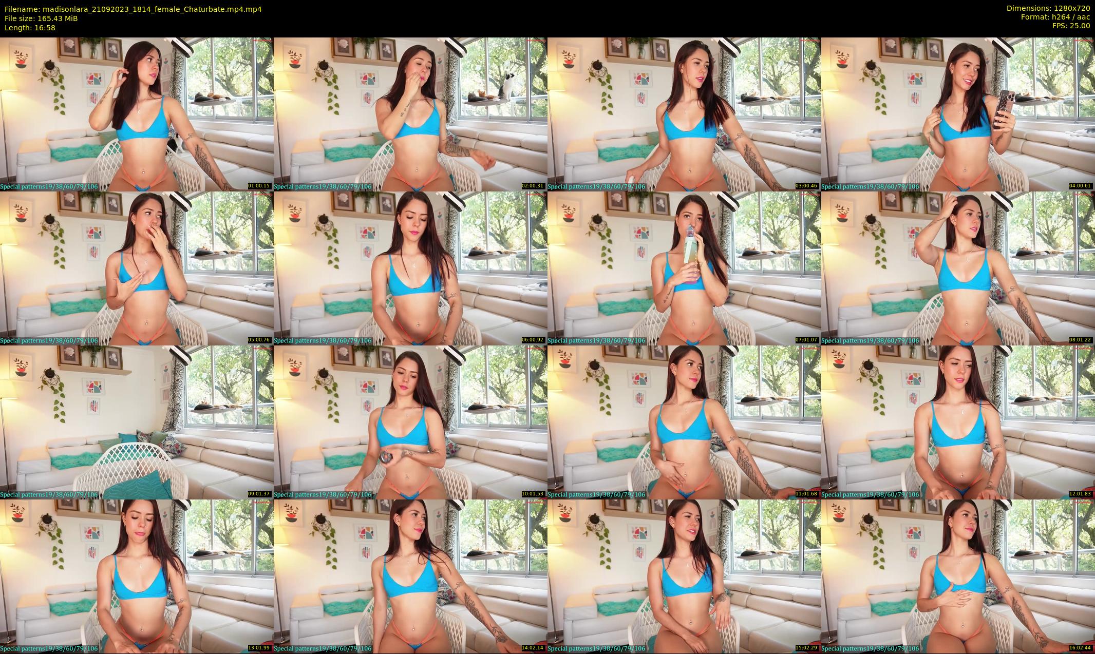 madisonlara — 17 minute Chaturbate female cam show recording, 720p, Sep 21, 2023