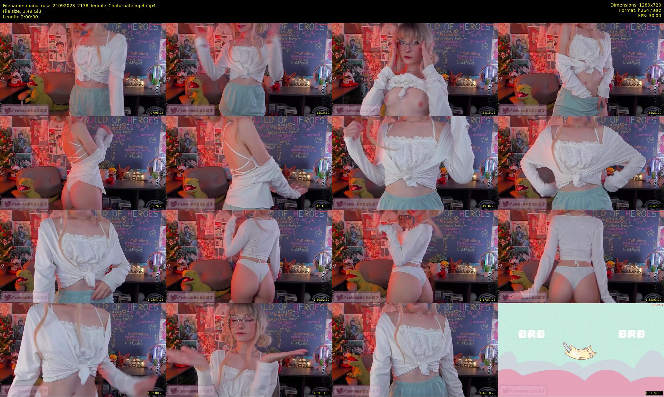 mana_rose — 120 minute Chaturbate female cam show recording, 720p, Sep 21, 2023