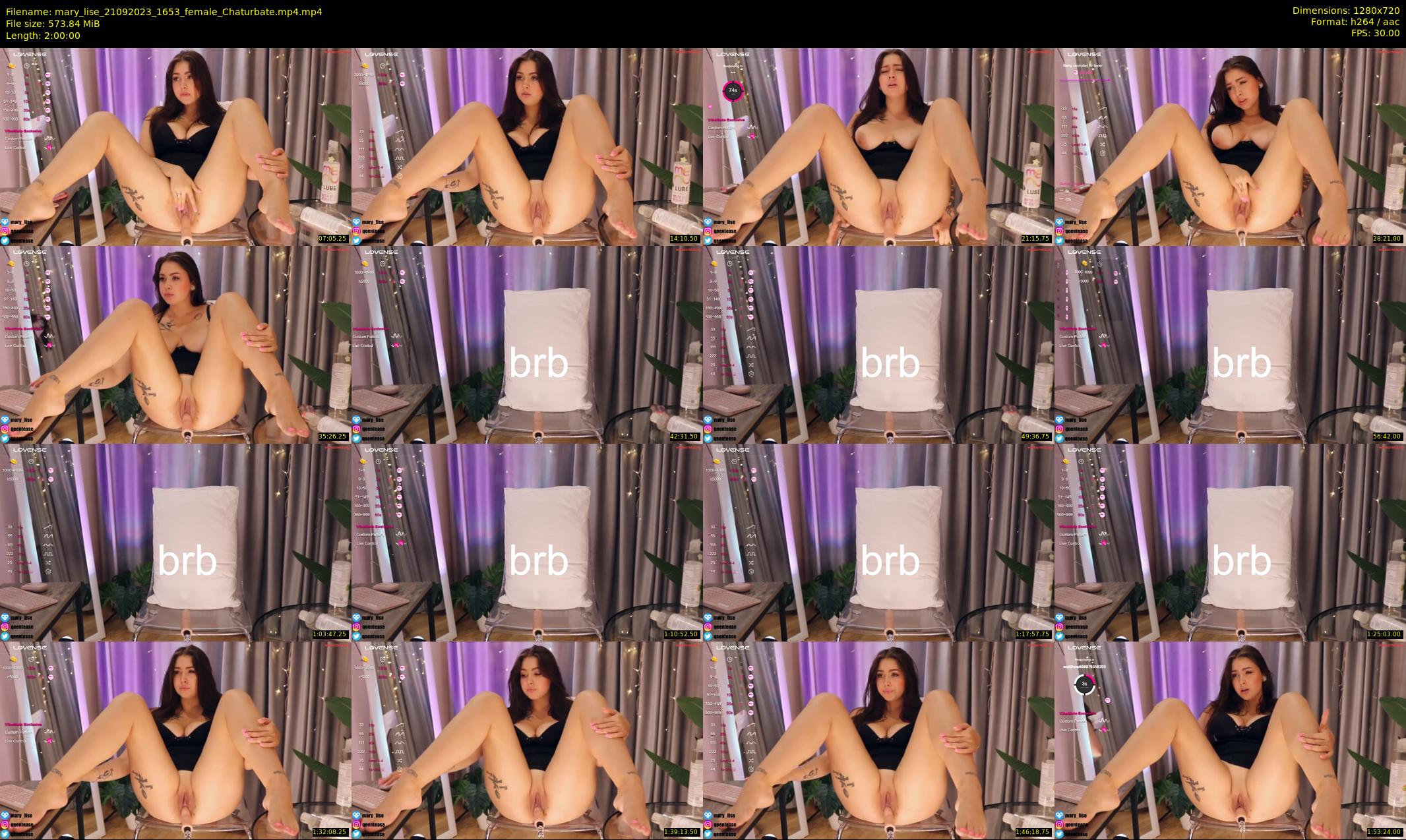 mary_lise — 120 minute Chaturbate couple cam show recording, 720p, Sep 21, 2023
