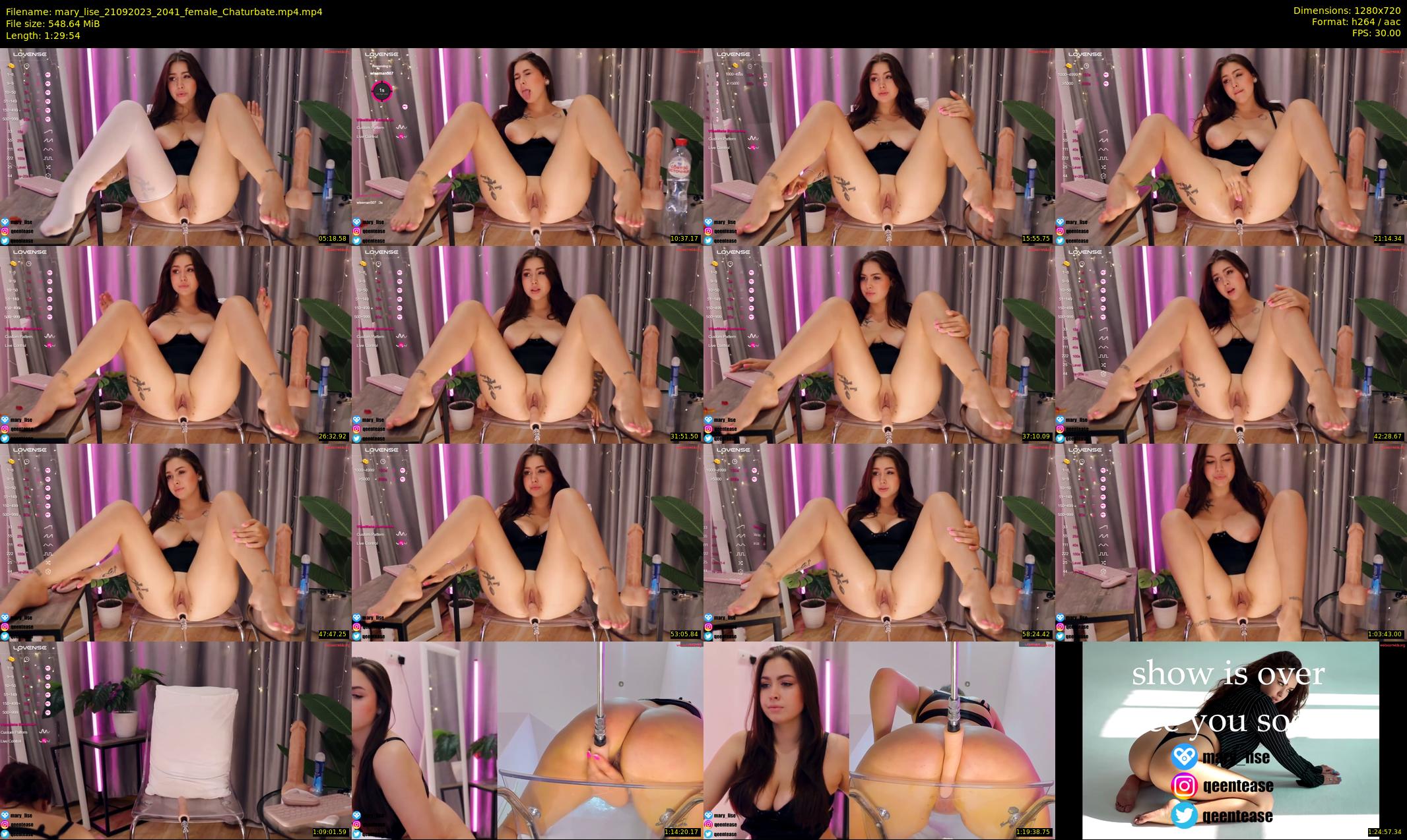 mary_lise — 90 minute Chaturbate couple cam show recording, 720p, Sep 21, 2023