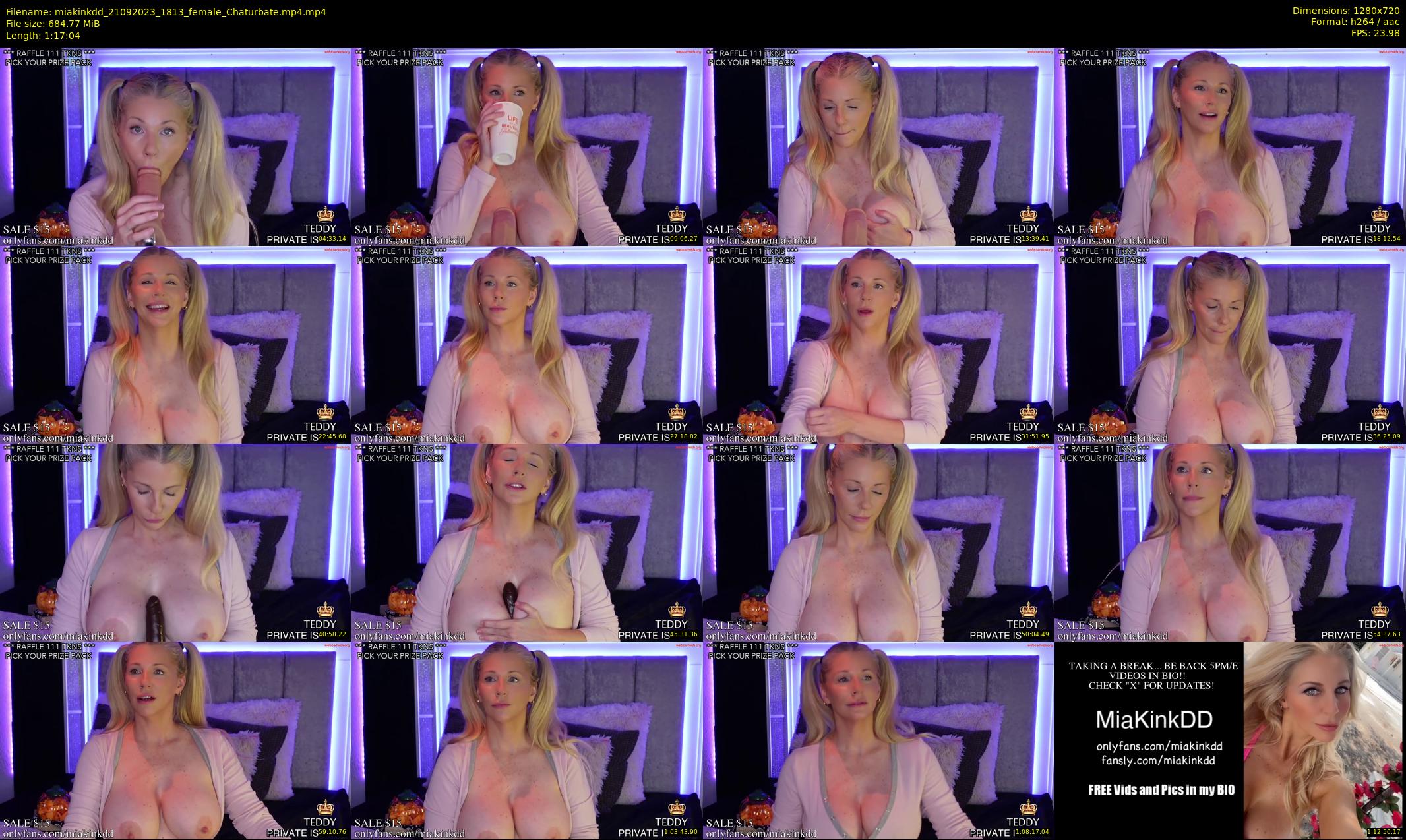 miakinkdd — 78 minute Chaturbate female cam show recording, 720p, Sep 21, 2023