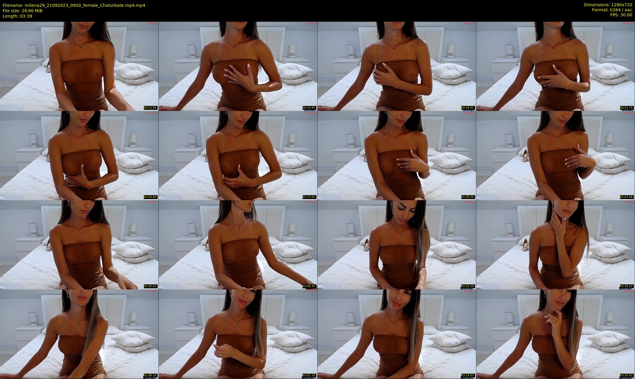 milena29 — 4 minute Chaturbate female cam show recording, 720p, Sep 21, 2023