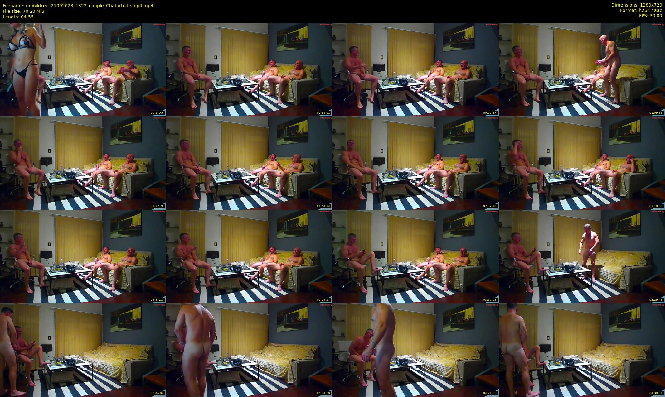 monikfree — 5 minute Chaturbate couple cam show recording, 720p, Sep 21, 2023