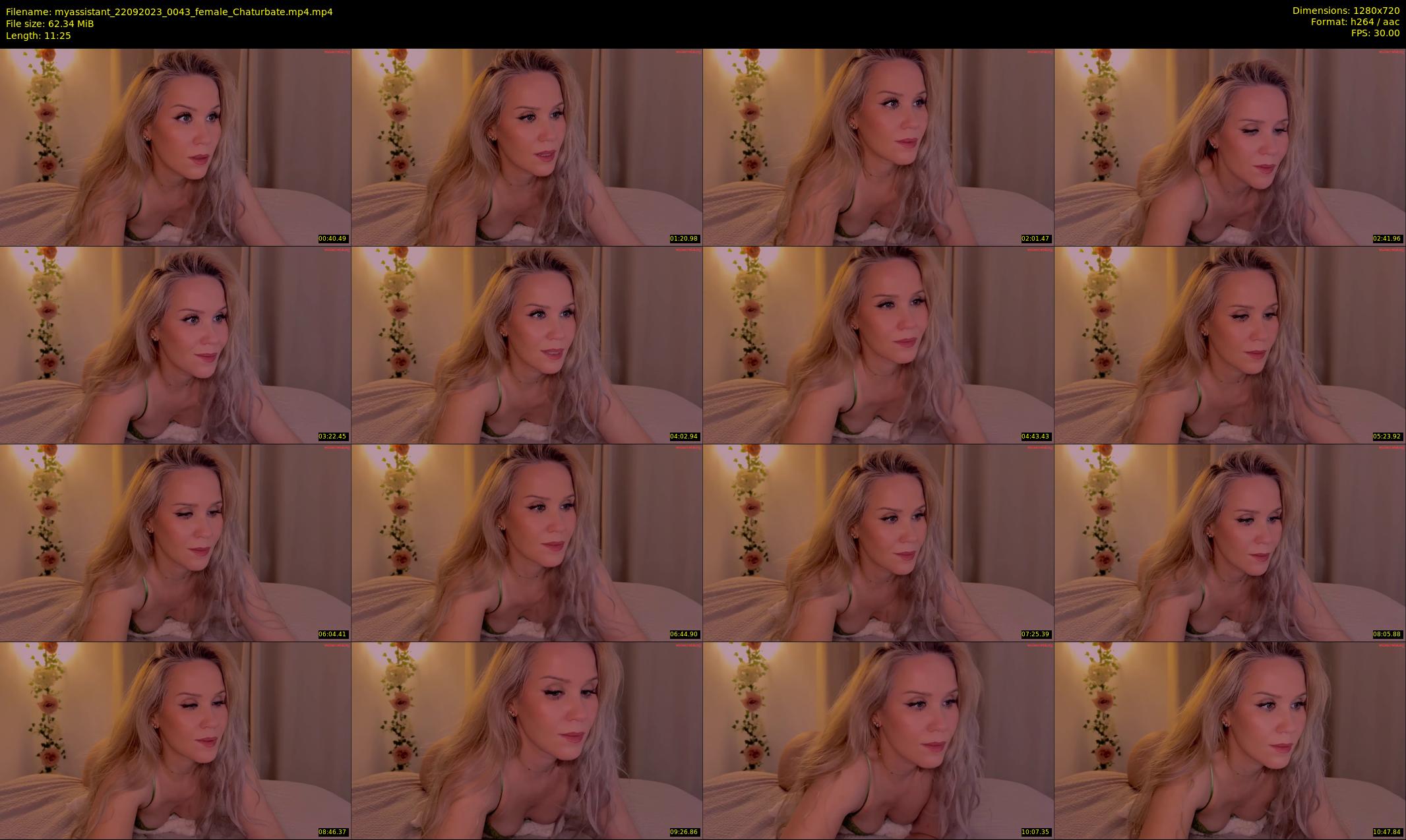 myassistant — 12 minute Chaturbate female cam show recording, 720p, Sep 22, 2023