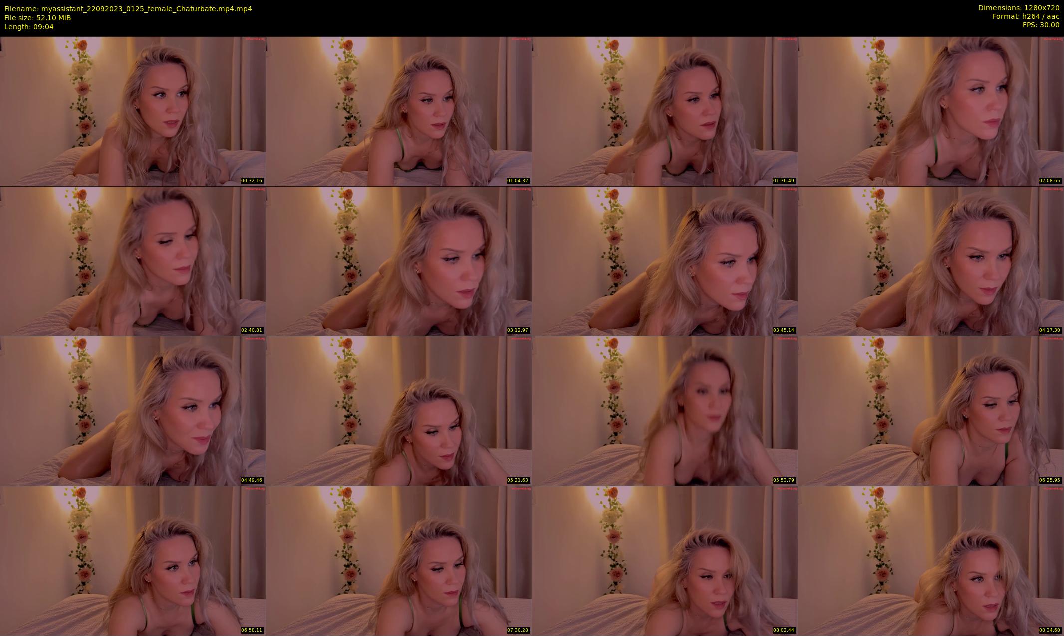 myassistant — 10 minute Chaturbate female cam show recording, 720p, Sep 22, 2023