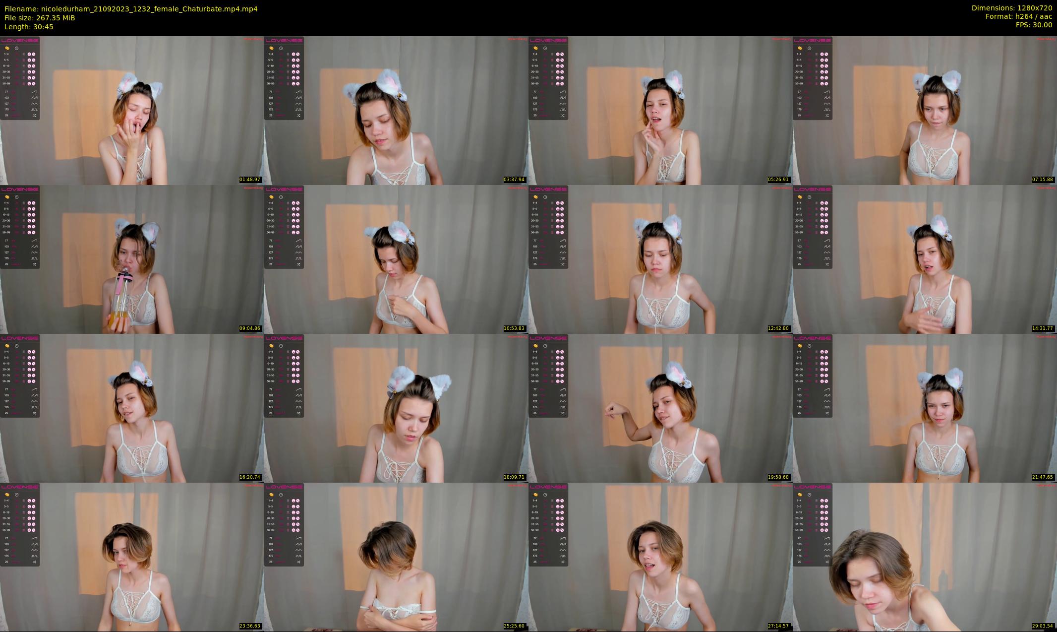 nicoledurham — 31 minute Chaturbate female cam show recording, 720p, Sep 21, 2023