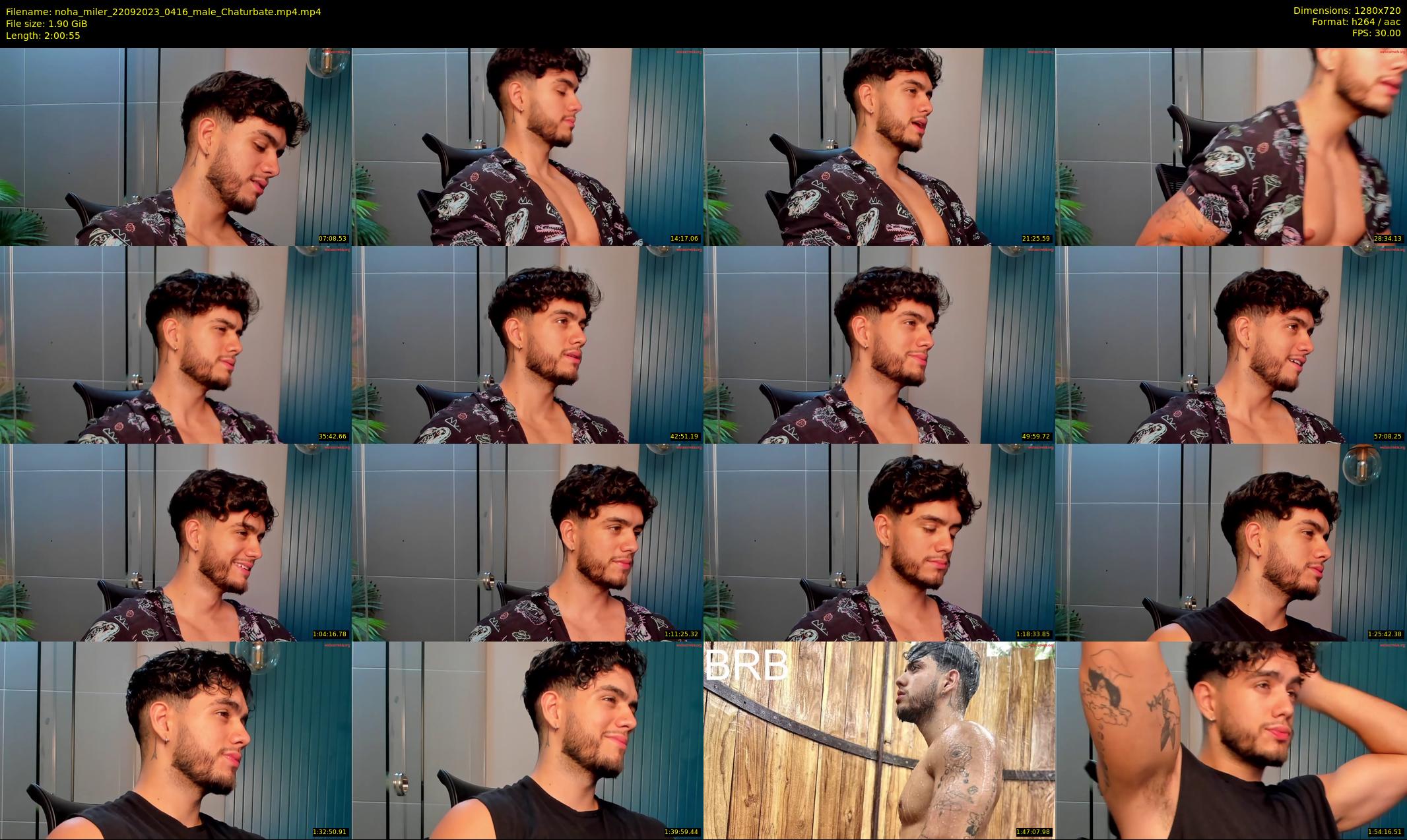 noha_miler — 121 minute Chaturbate male cam show recording, 720p, Sep 22, 2023