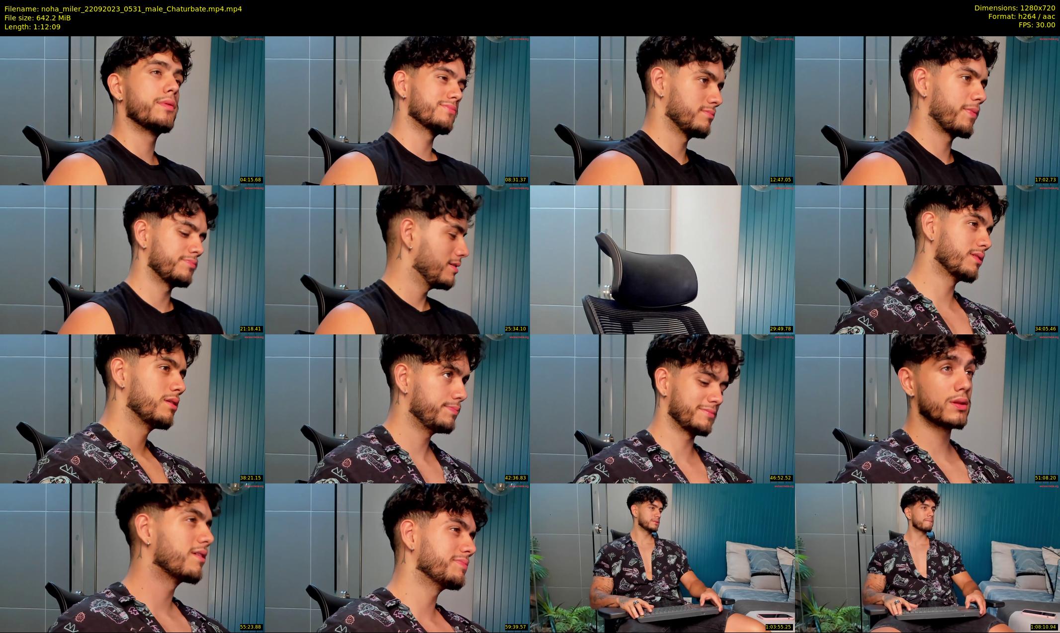 noha_miler — 73 minute Chaturbate male cam show recording, 720p, Sep 22, 2023