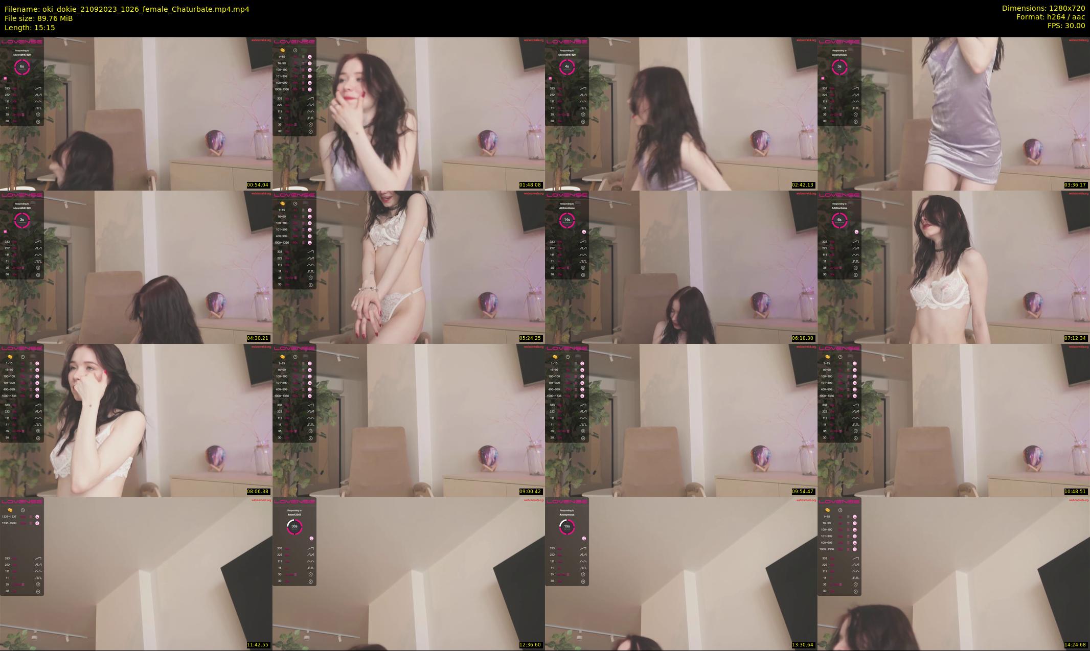 oki_dokie — 16 minute Chaturbate female cam show recording, 720p, Sep 21, 2023