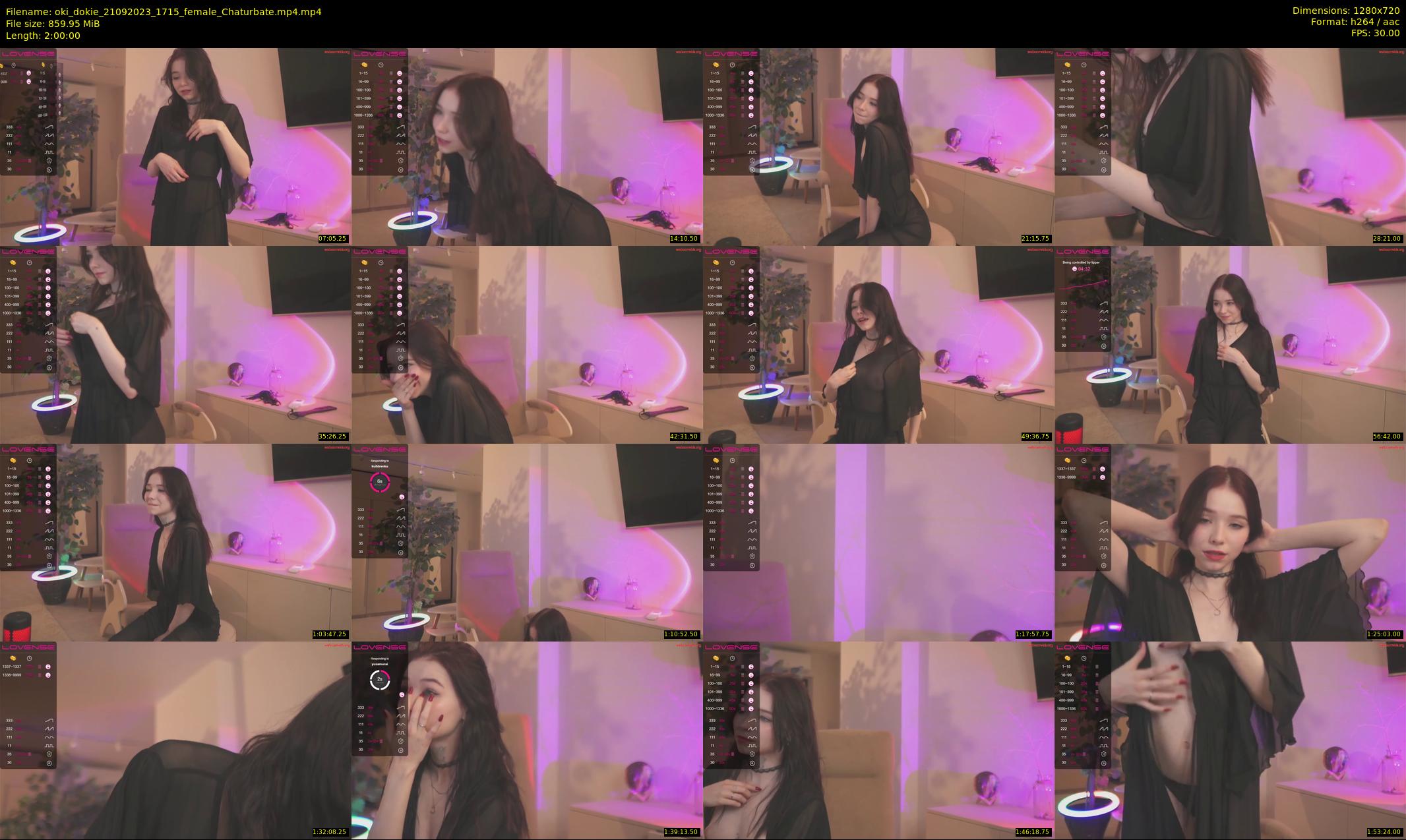 oki_dokie — 120 minute Chaturbate female cam show recording, 720p, Sep 21, 2023