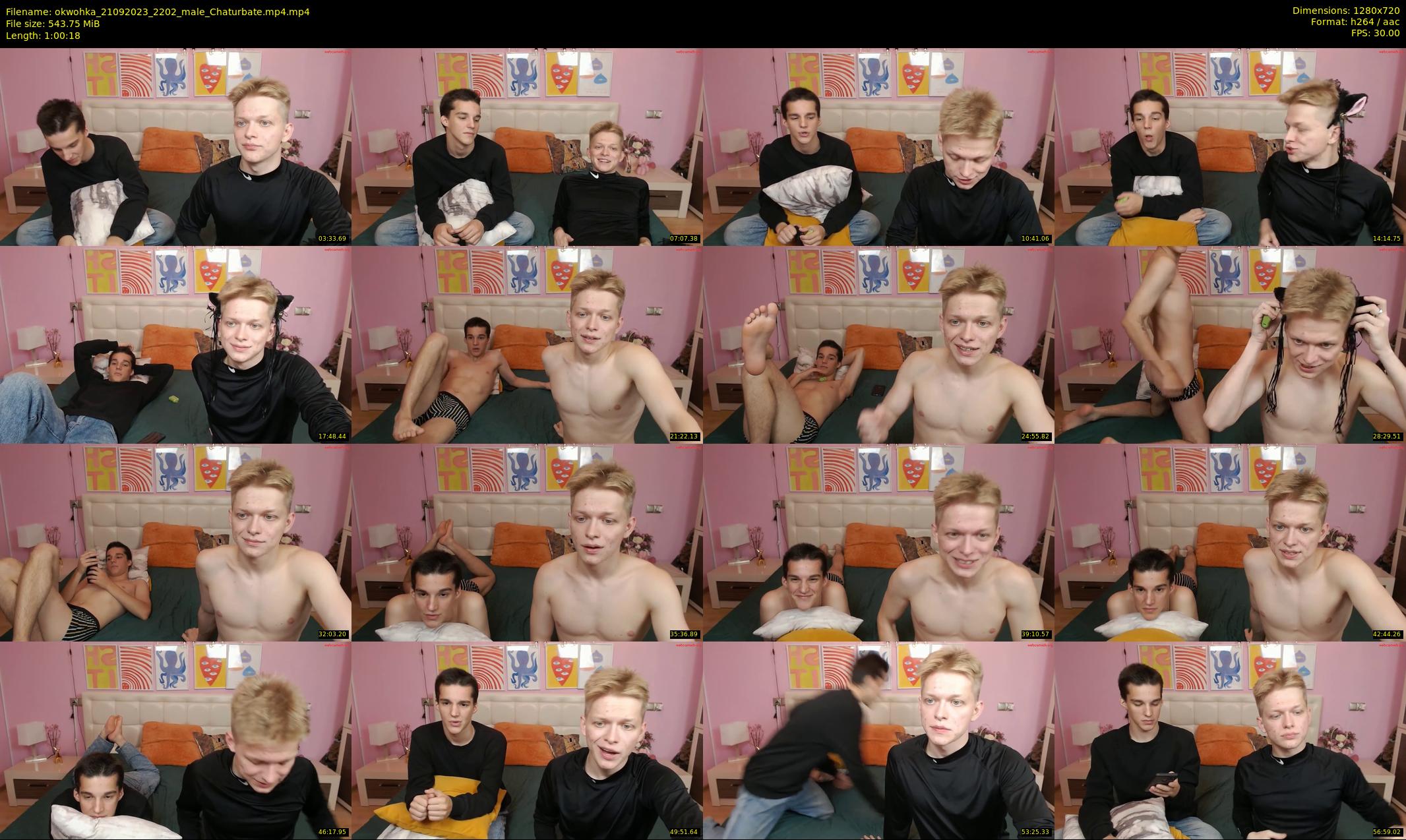 okwohka — 61 minute Chaturbate couple cam show recording, 720p, Sep 21, 2023