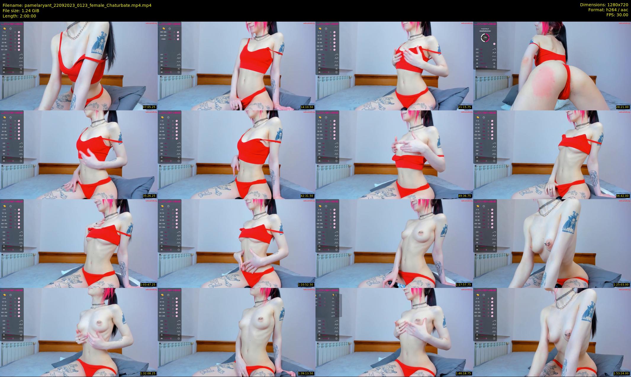 pamelaryant — 120 minute Chaturbate female cam show recording, 720p, Sep 22, 2023