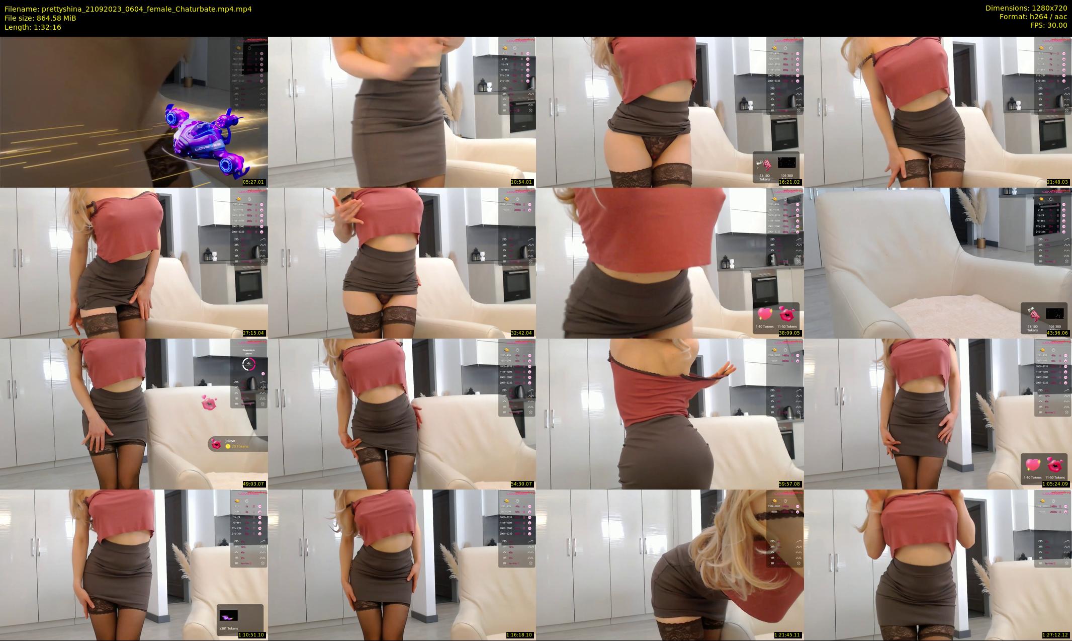 prettyshina — 93 minute Chaturbate female cam show recording, 720p, Sep 21, 2023