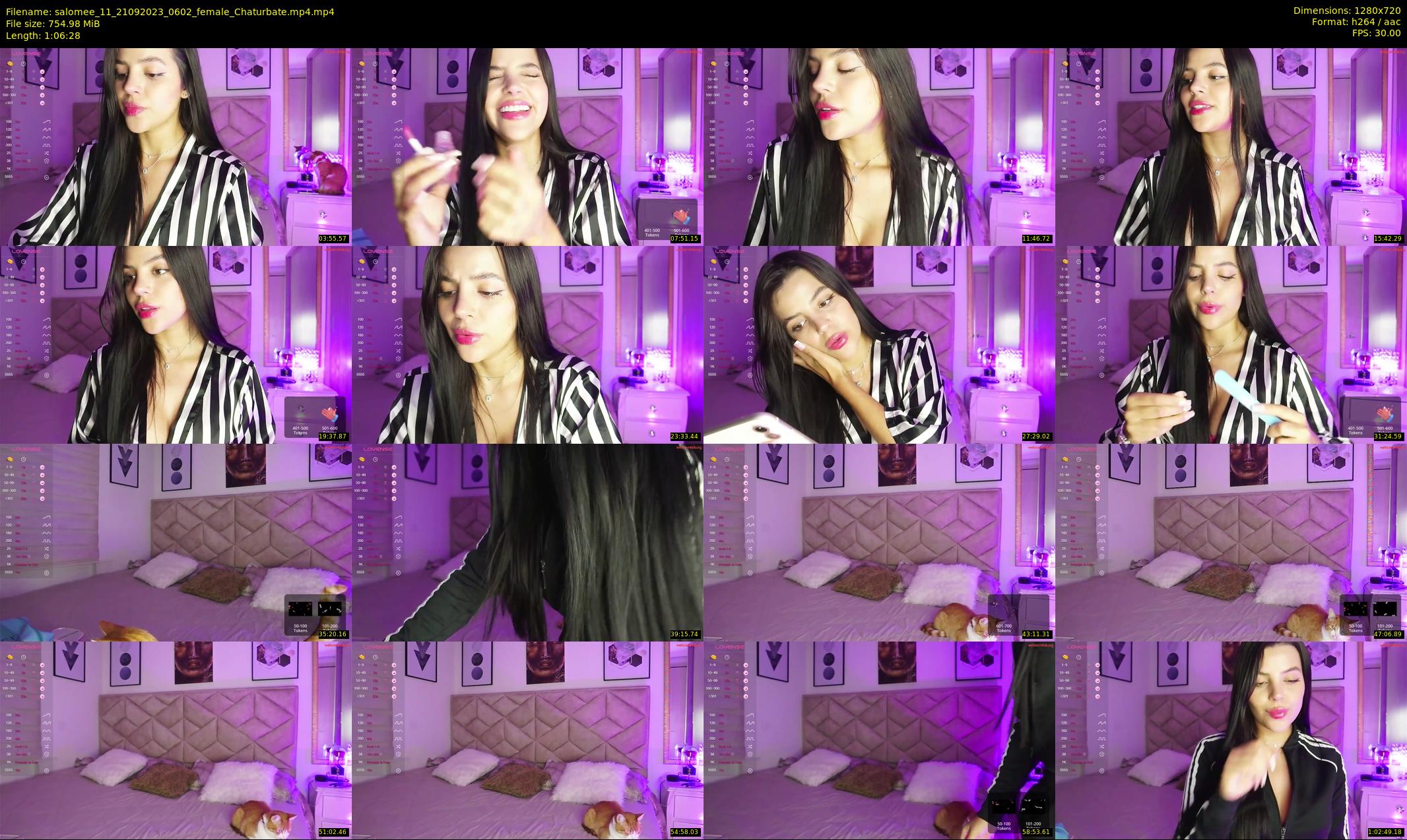 salomee_11 — 67 minute Chaturbate female cam show recording, 720p, Sep 21, 2023