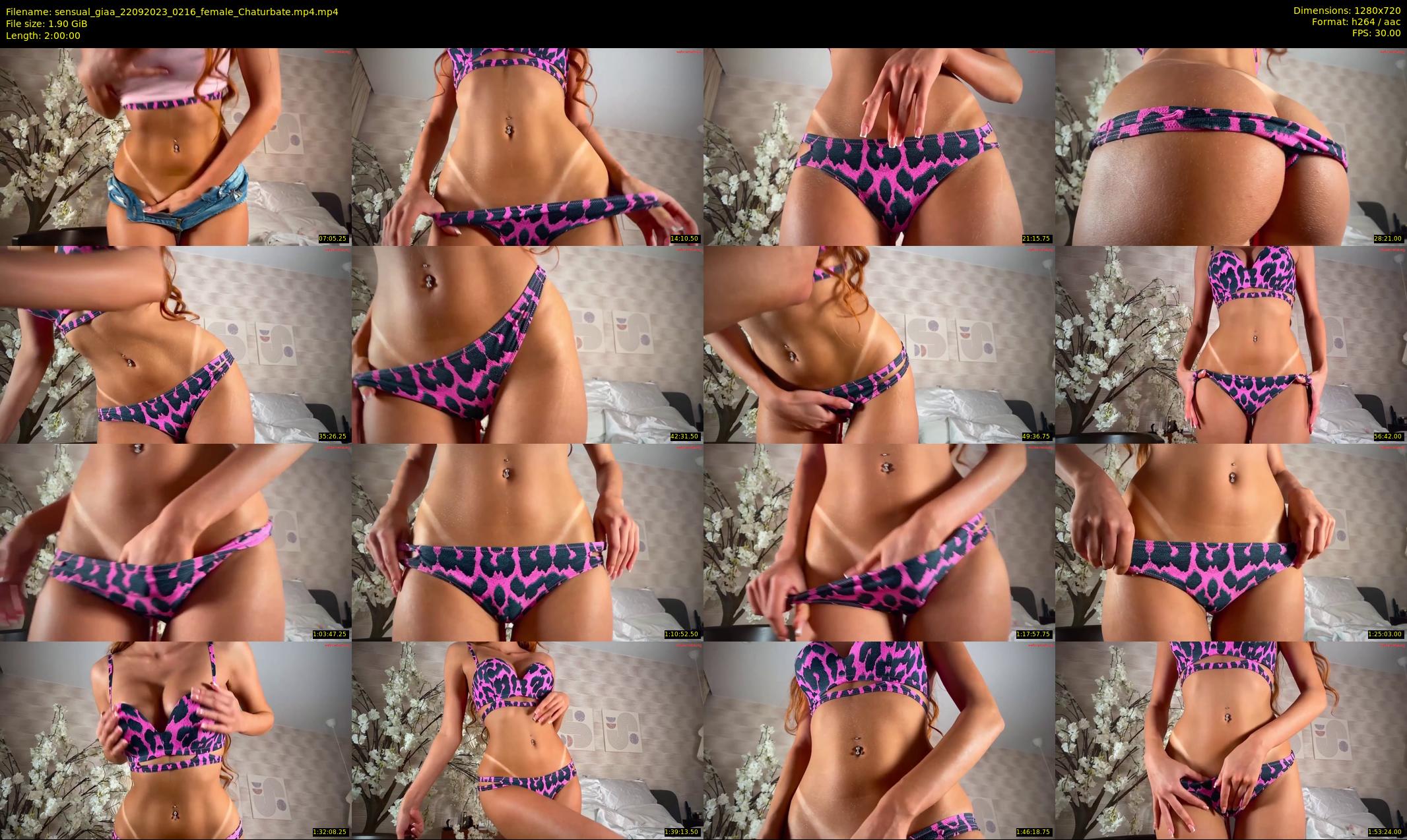 sensual_giaa — 120 minute Chaturbate female cam show recording, 720p, Sep 22, 2023