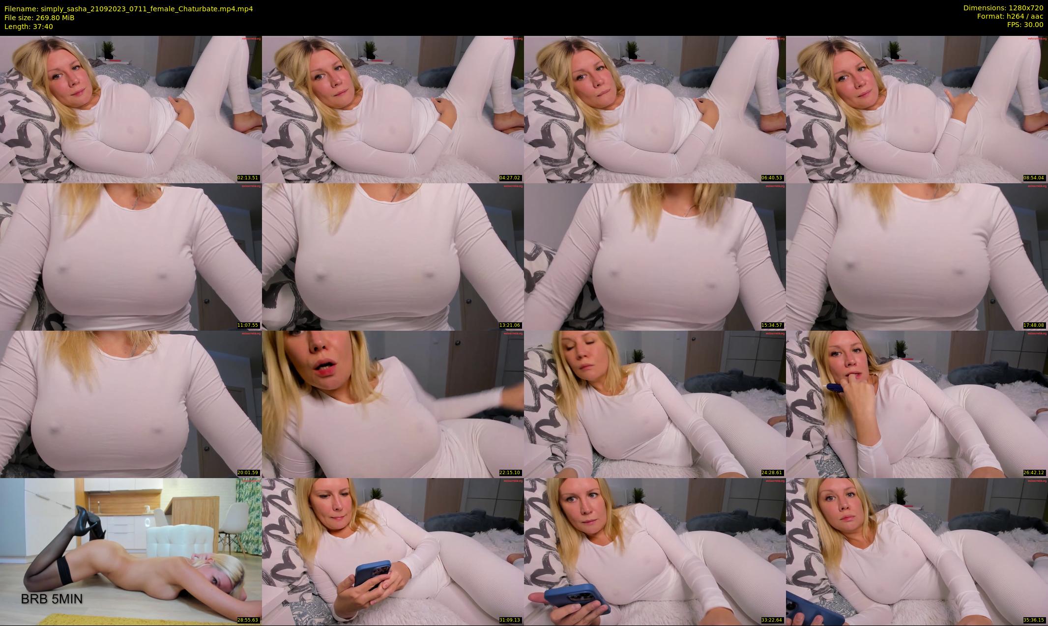 simply_sasha — 38 minute Chaturbate female cam show recording, 720p, Sep 21, 2023
