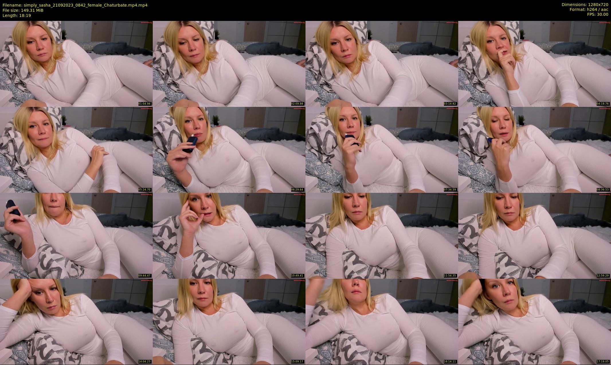 simply_sasha — 19 minute Chaturbate female cam show recording, 720p, Sep 21, 2023