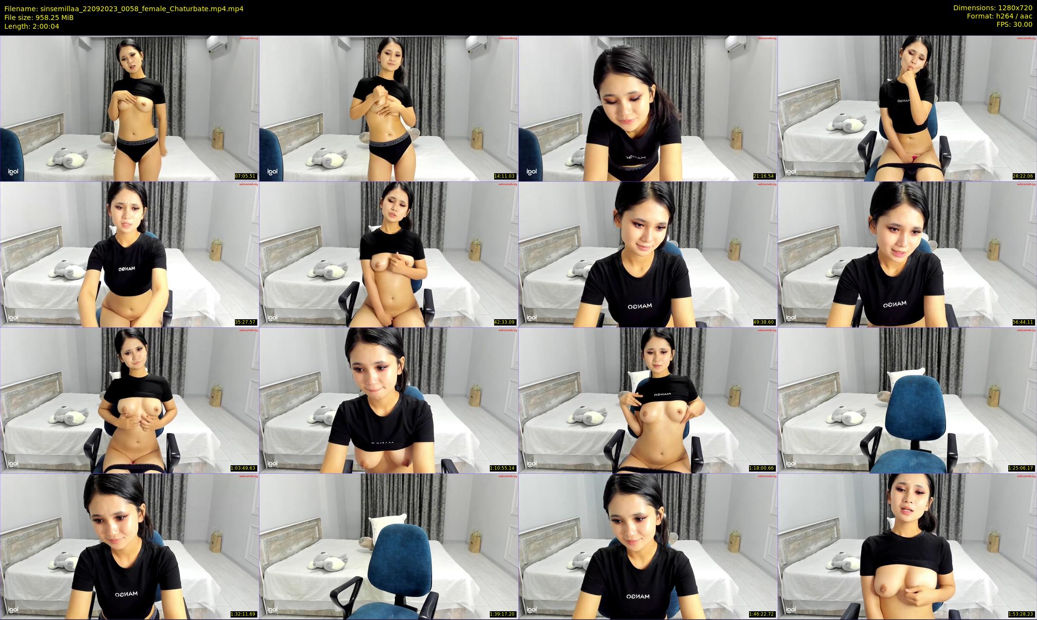 sinsemillaa — 121 minute Chaturbate female cam show recording, 720p, Sep 22, 2023