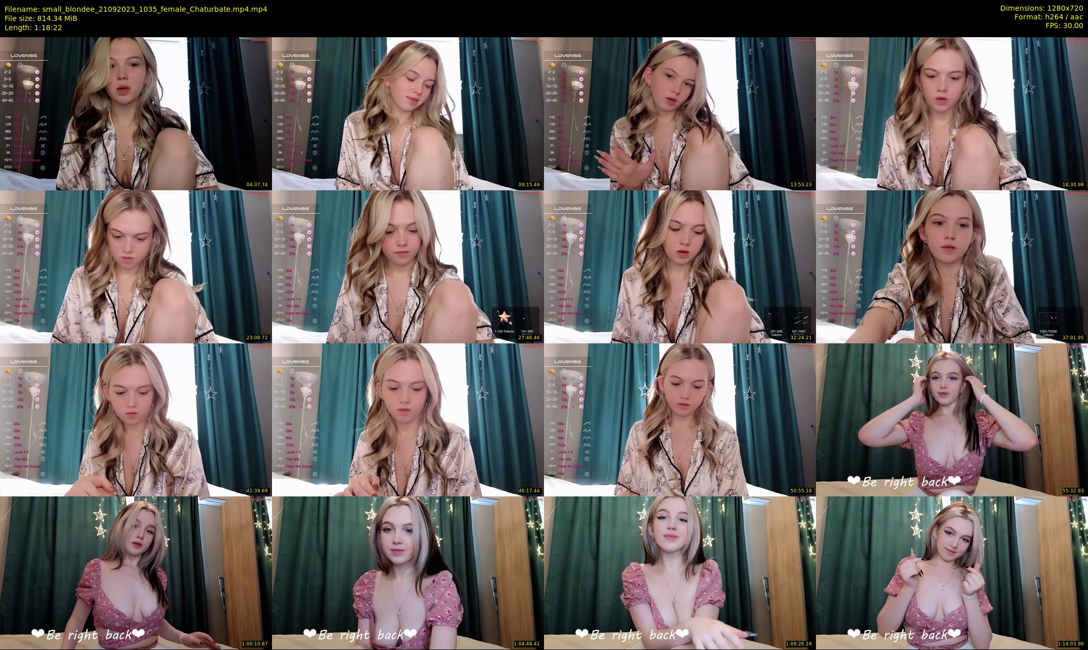 small_blondee — 79 minute Chaturbate female cam show recording, 720p, Sep 21, 2023