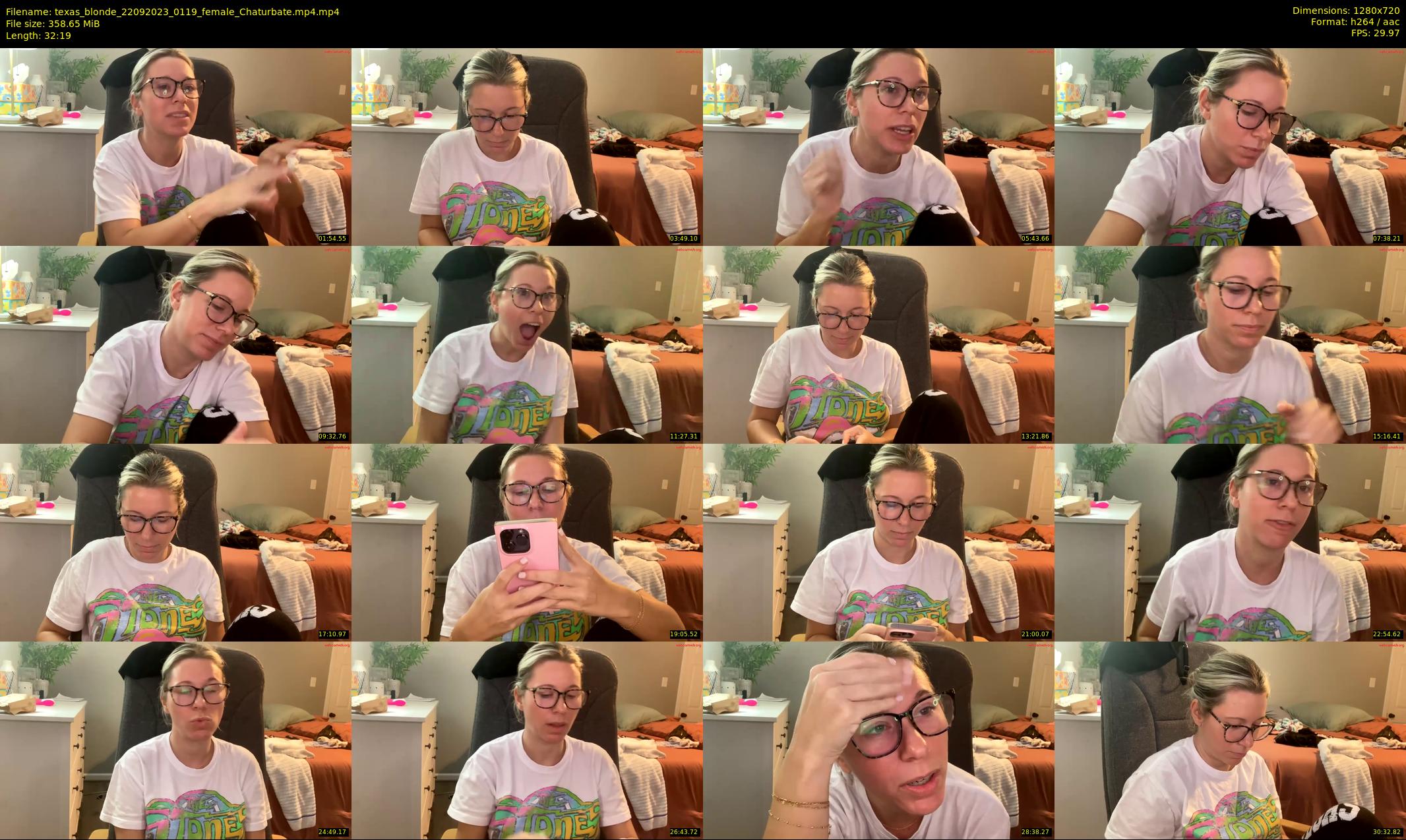 texas_blonde — 33 minute Chaturbate female cam show recording, 720p, Sep 22, 2023