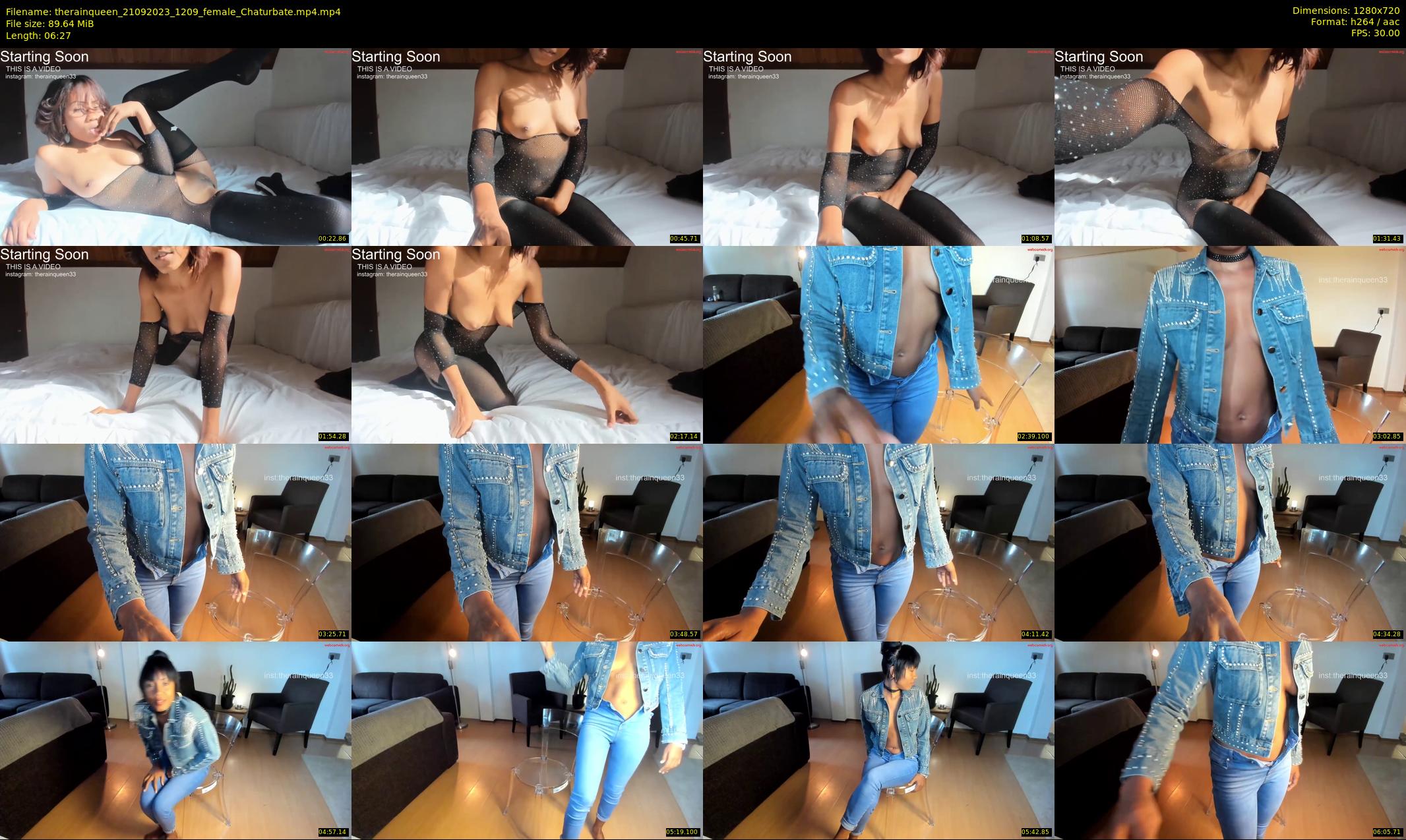 therainqueen — 7 minute Chaturbate female cam show recording, 720p, Sep 21, 2023