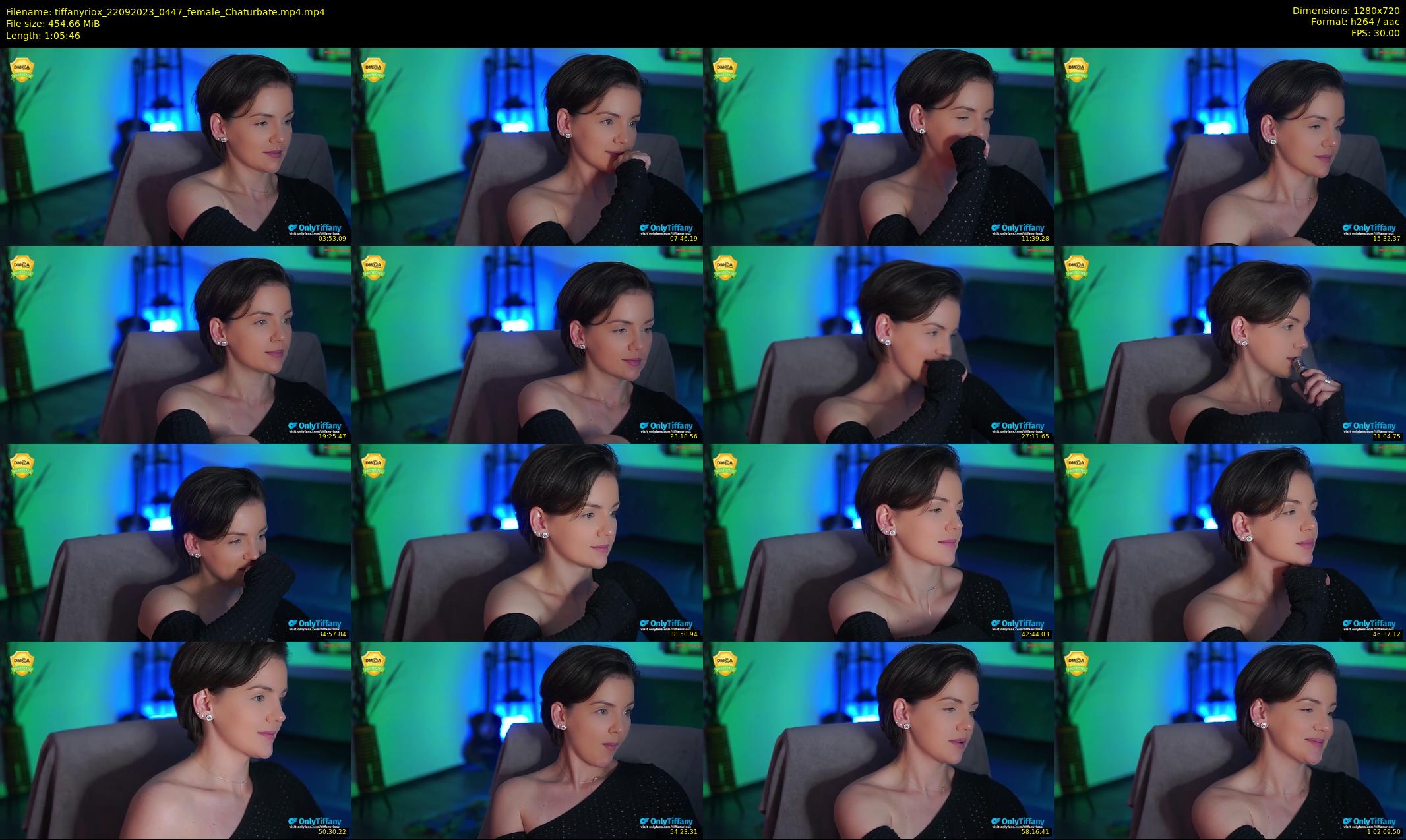 tiffanyriox — 66 minute Chaturbate female cam show recording, 720p, Sep 22, 2023