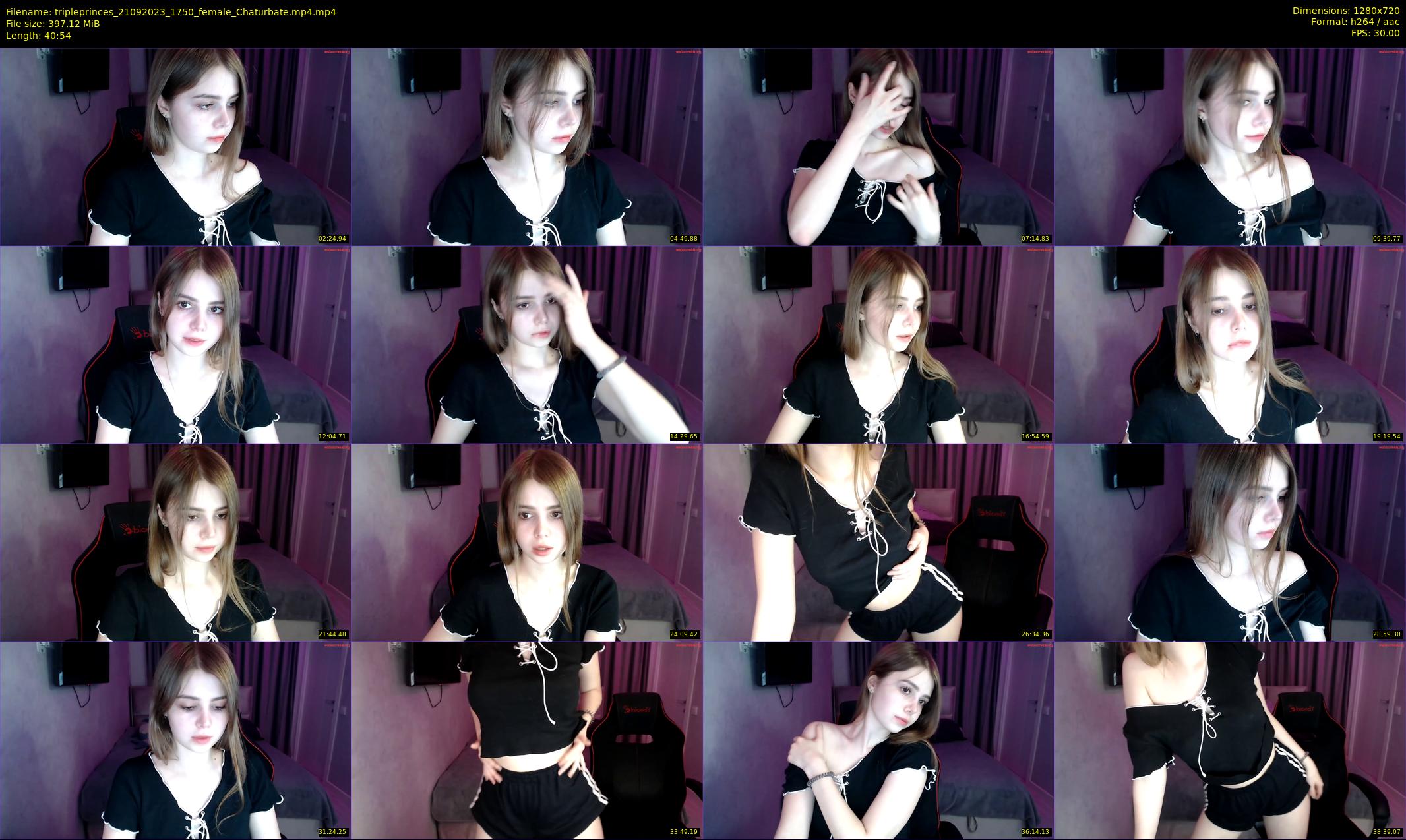 tripleprinces — 41 minute Chaturbate female cam show recording, 720p, Sep 21, 2023