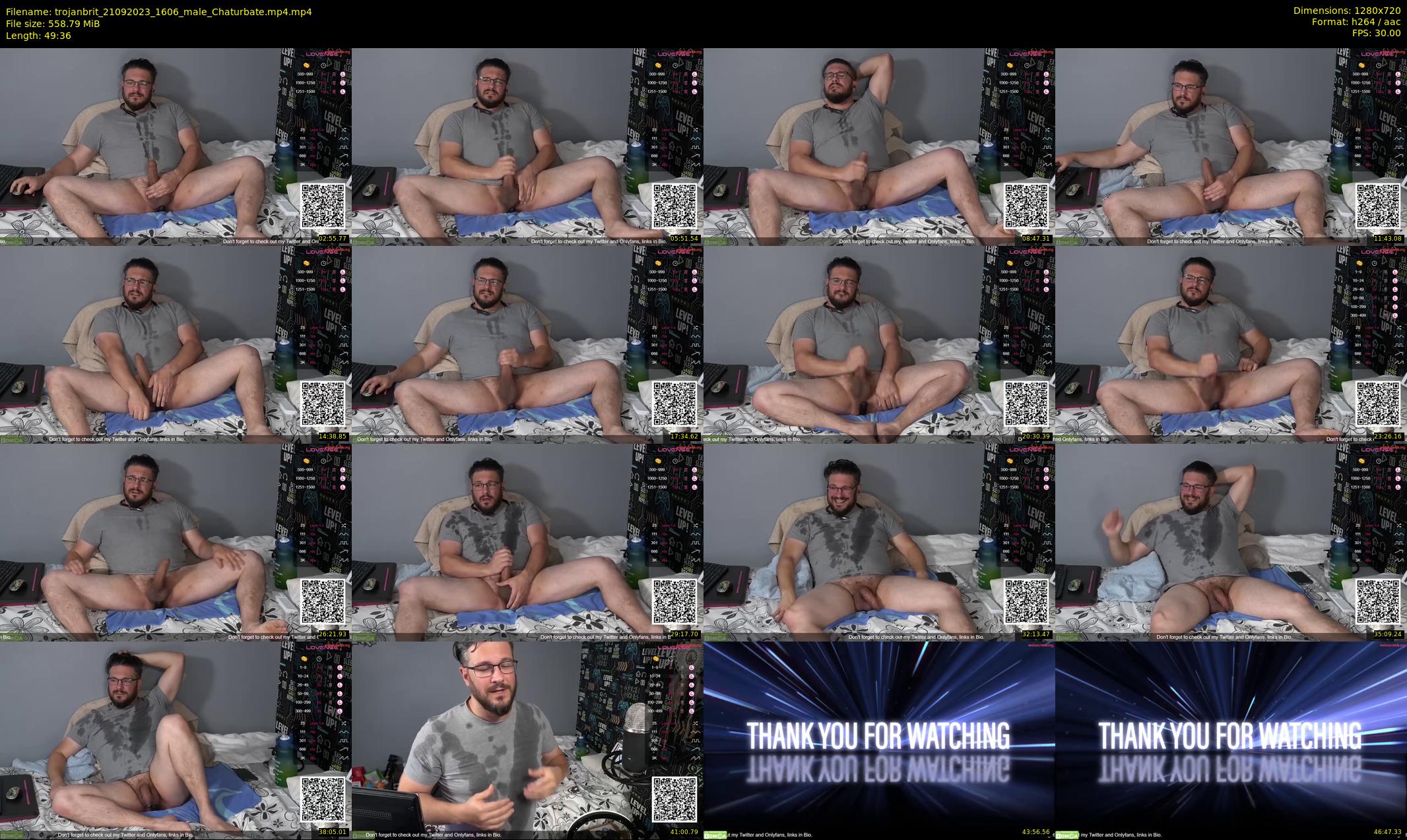 trojanbrit — 50 minute Chaturbate male cam show recording, 720p, Sep 21, 2023