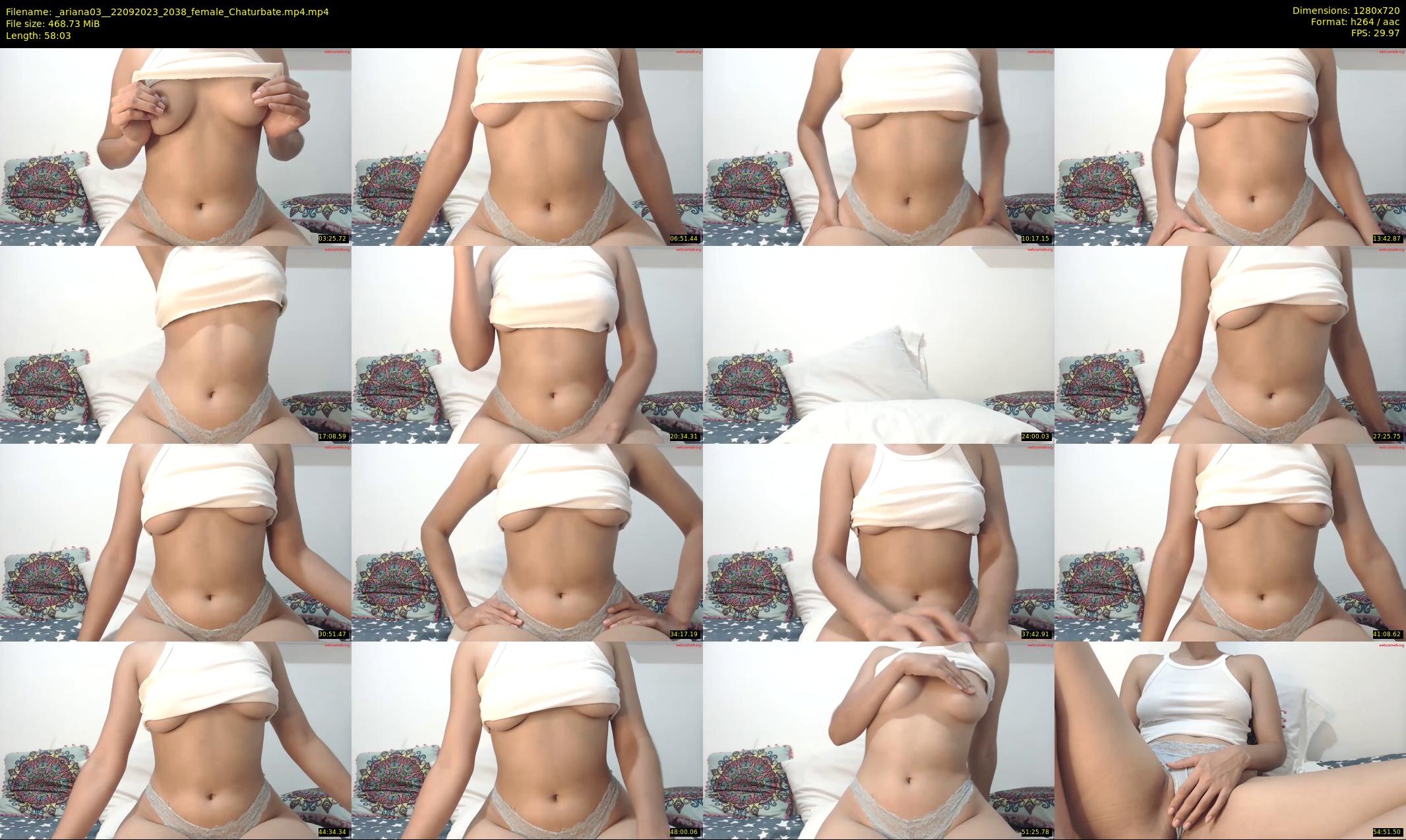 _ariana03_ — 59 minute Chaturbate female cam show recording, 720p, Sep 22, 2023