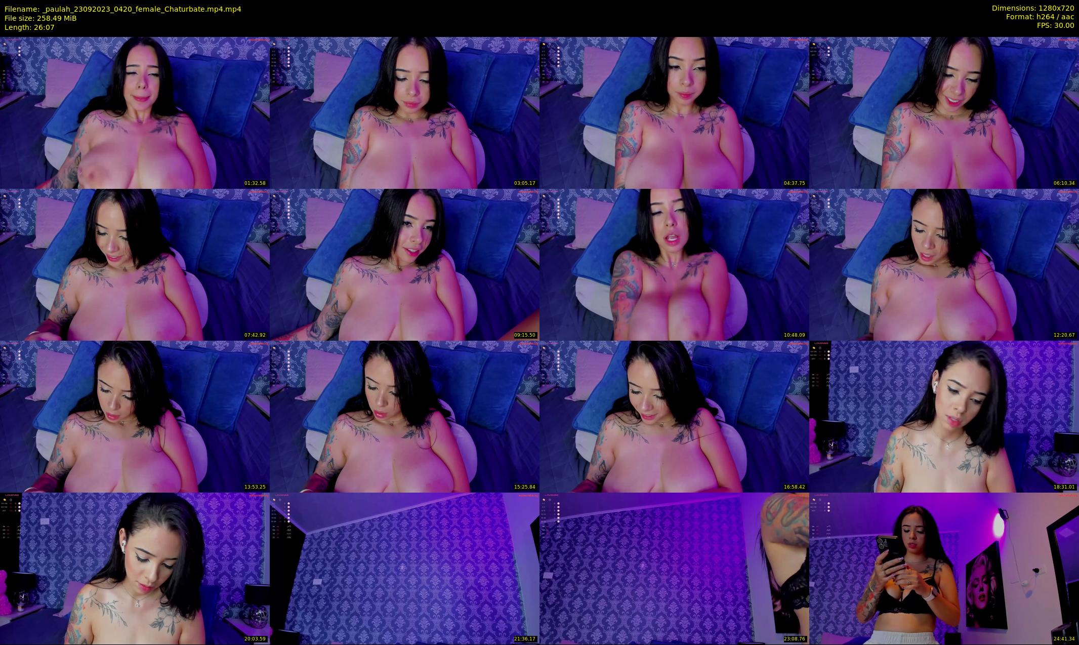 _paulah — 27 minute Chaturbate female cam show recording, 720p, Sep 23, 2023