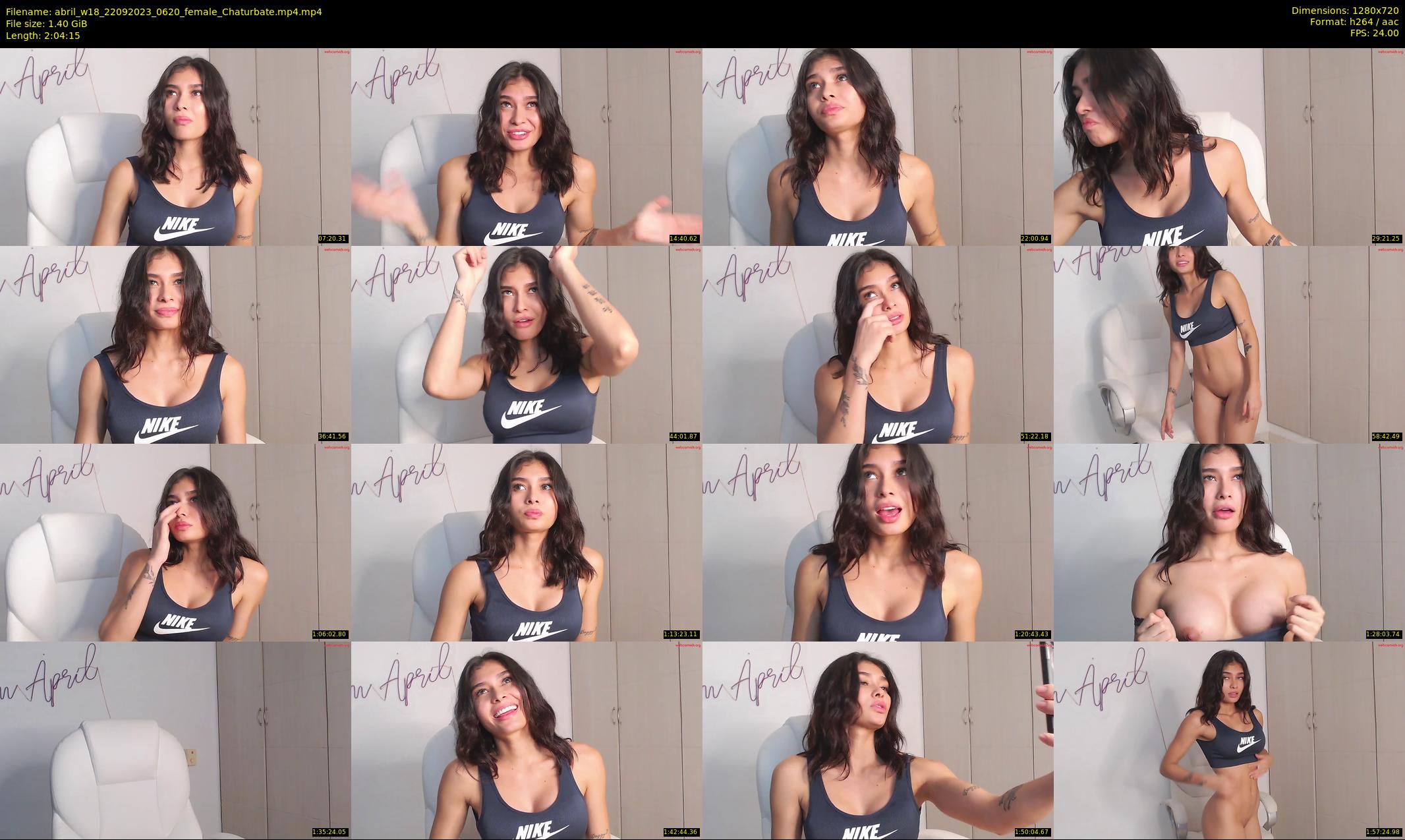 abril_w18 — 125 minute Chaturbate female cam show recording, 720p, Sep 22, 2023