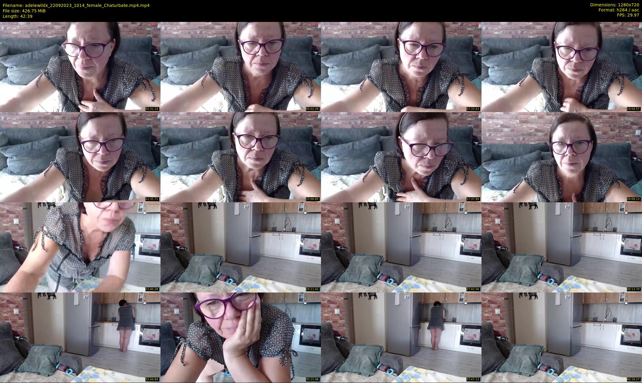 adelewildx — 43 minute Chaturbate female cam show recording, 720p, Sep 22, 2023