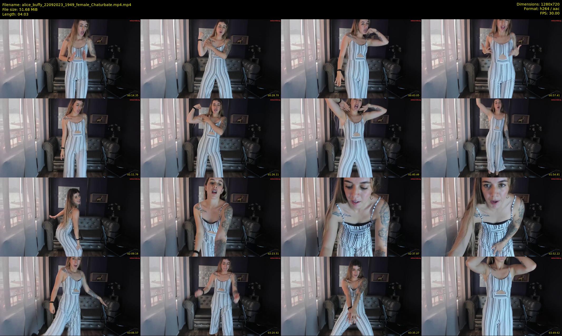 alice_buffy — 5 minute Chaturbate female cam show recording, 720p, Sep 22, 2023