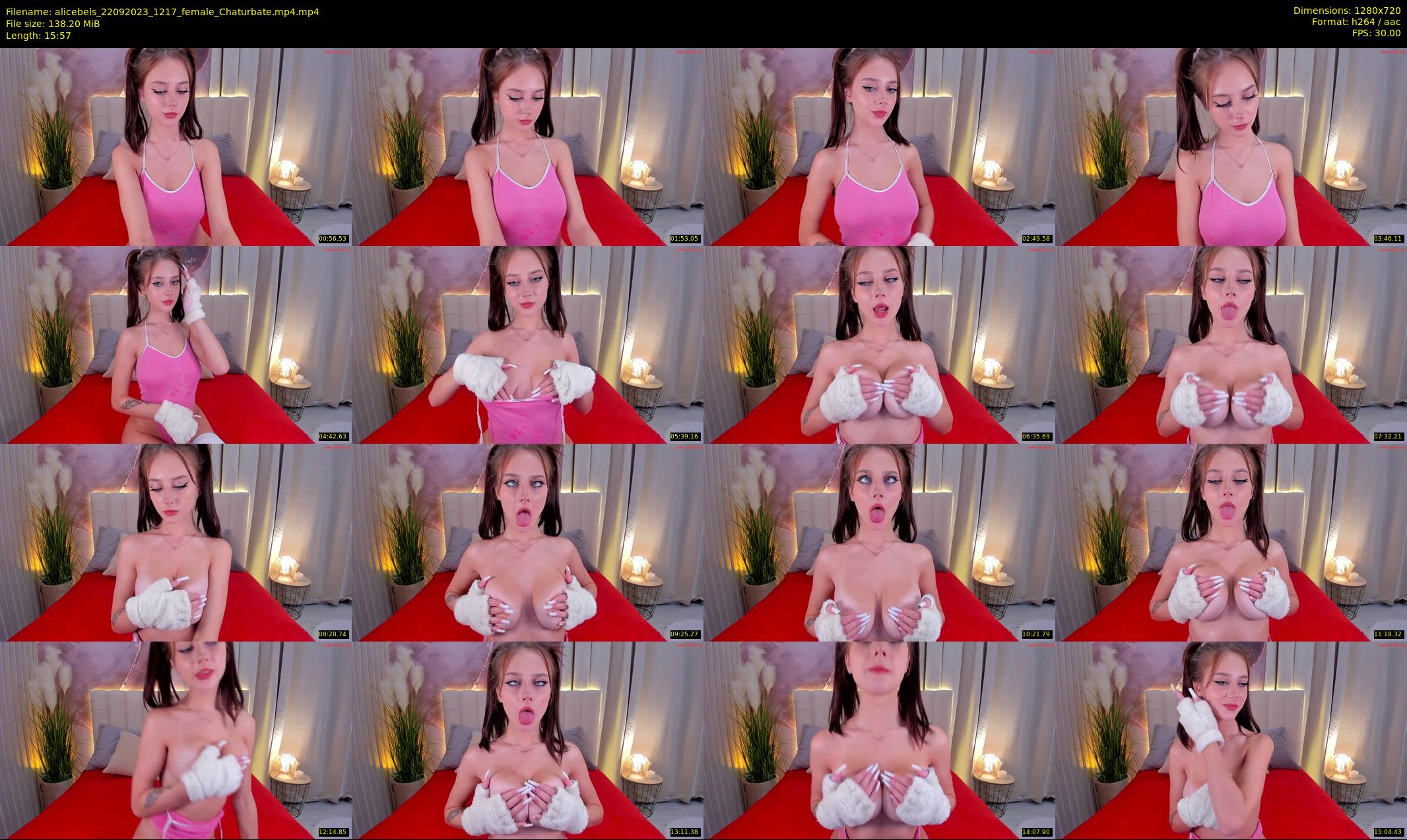 alicebels — 16 minute Chaturbate female cam show recording, 720p, Sep 22, 2023