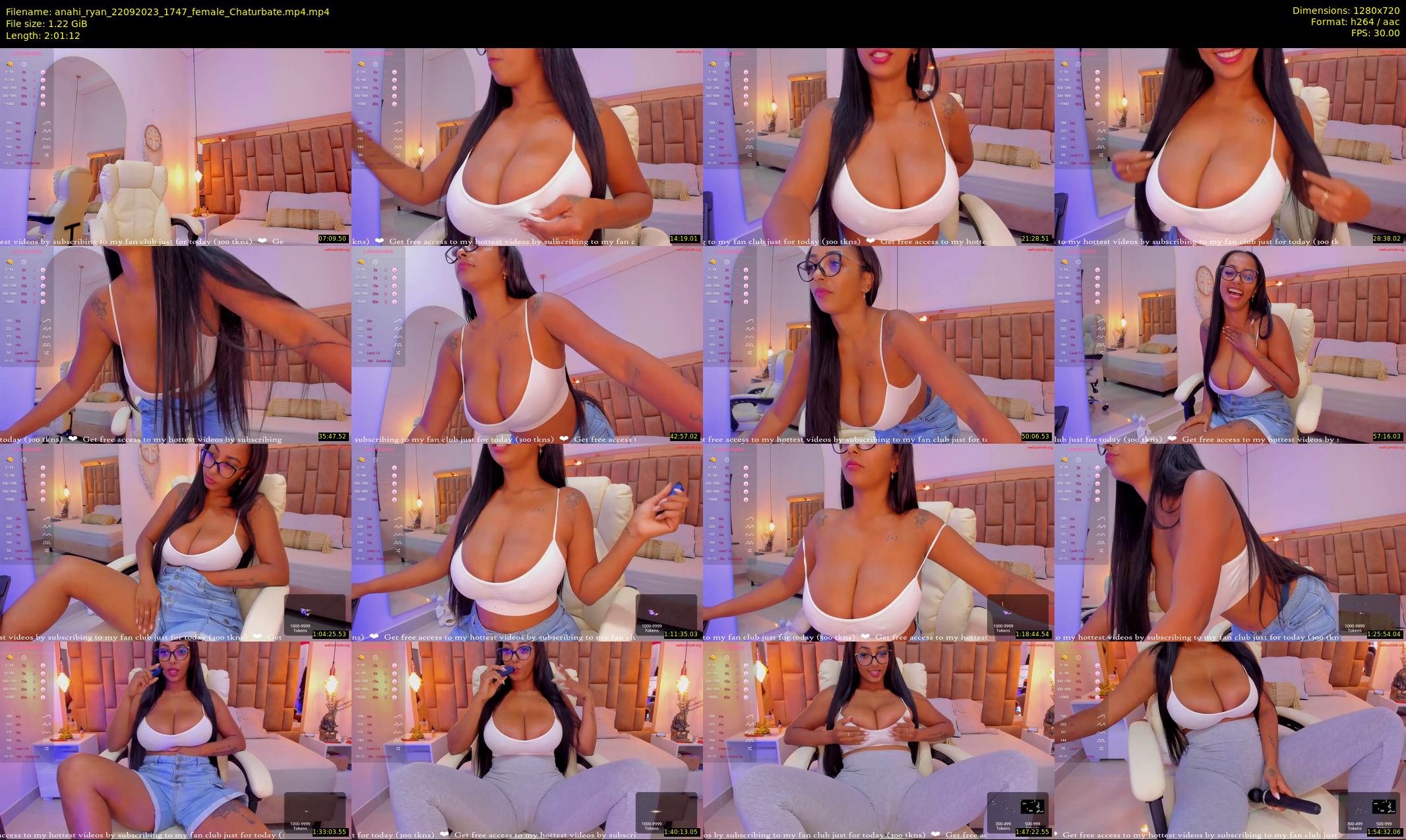 anahi_ryan — 122 minute Chaturbate female cam show recording, 720p, Sep 22, 2023