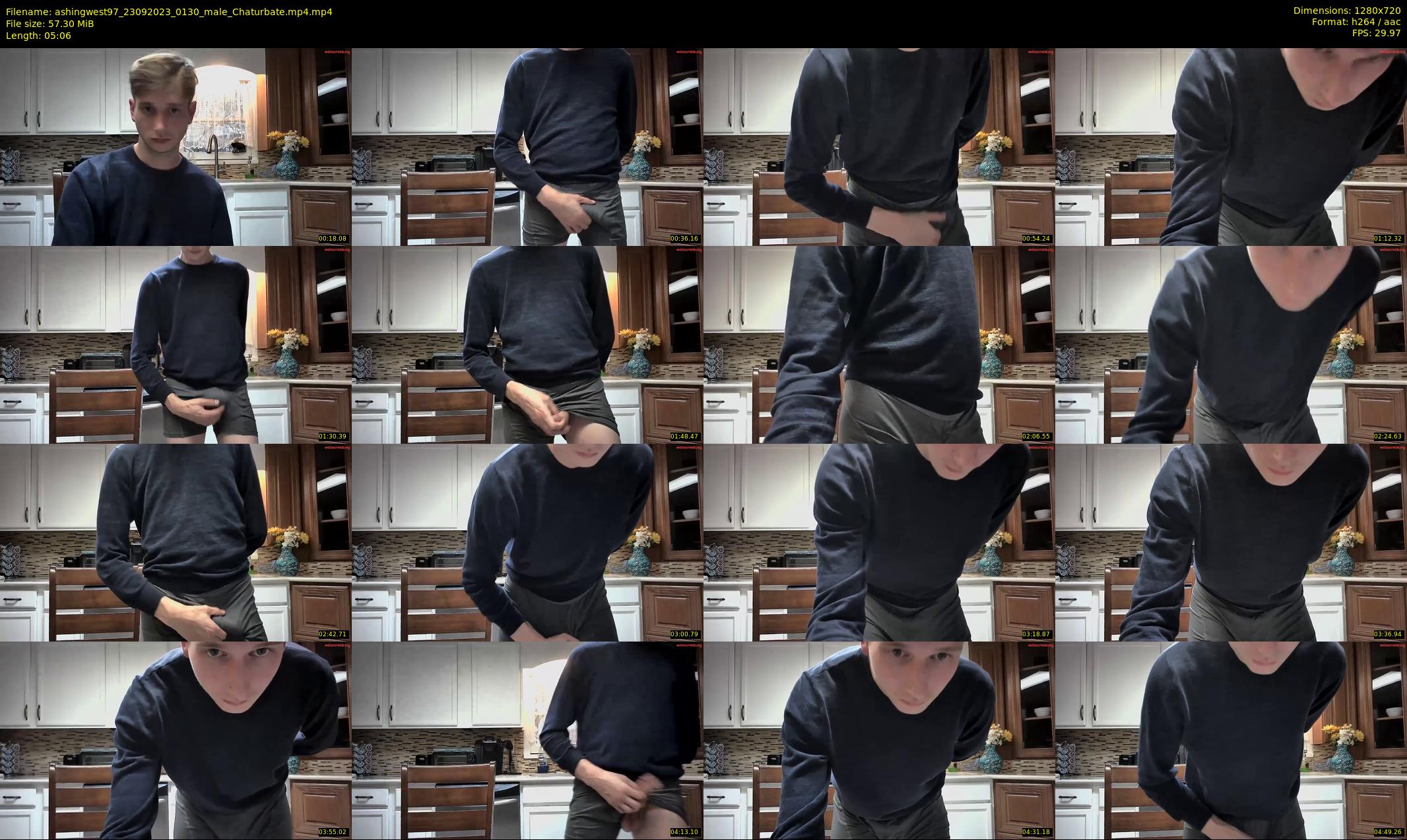 ashingwest97 — 6 minute Chaturbate male cam show recording, 720p, Sep 23, 2023